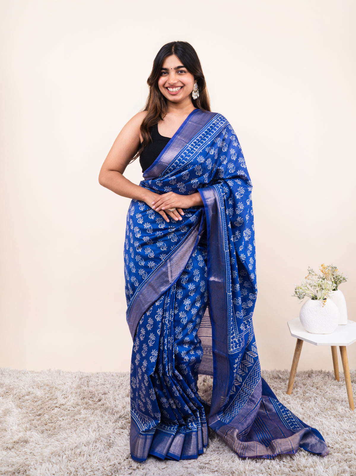 Sahira Maheshwari Cotton Silk Saree