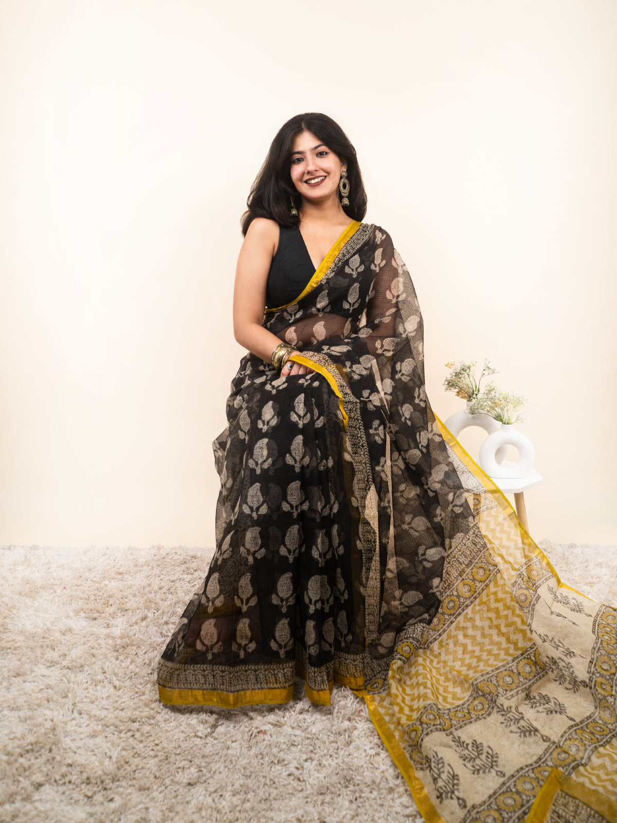 Kohinoor Kota Cotton Saree