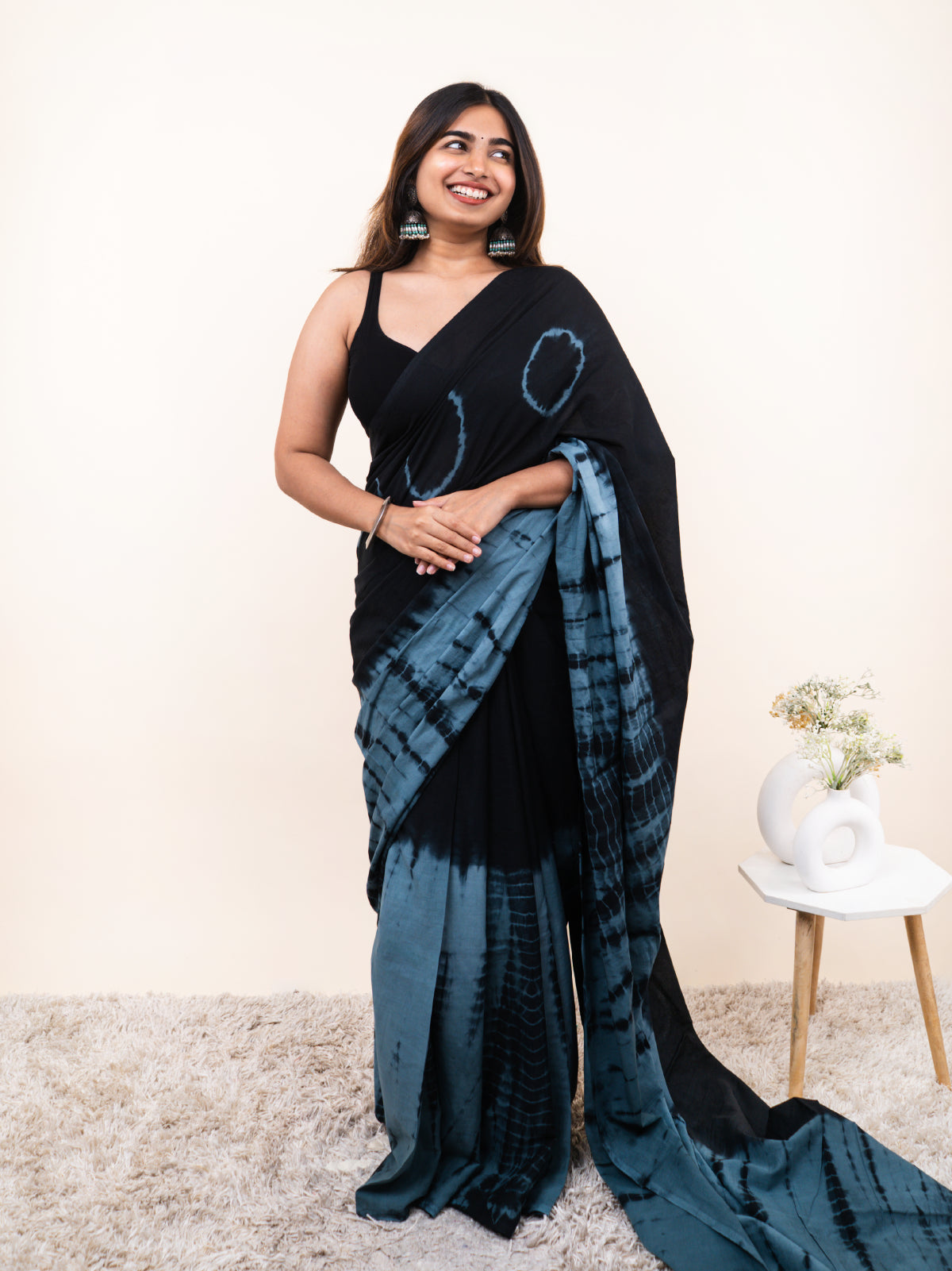 Neelkamal Mulmul Saree