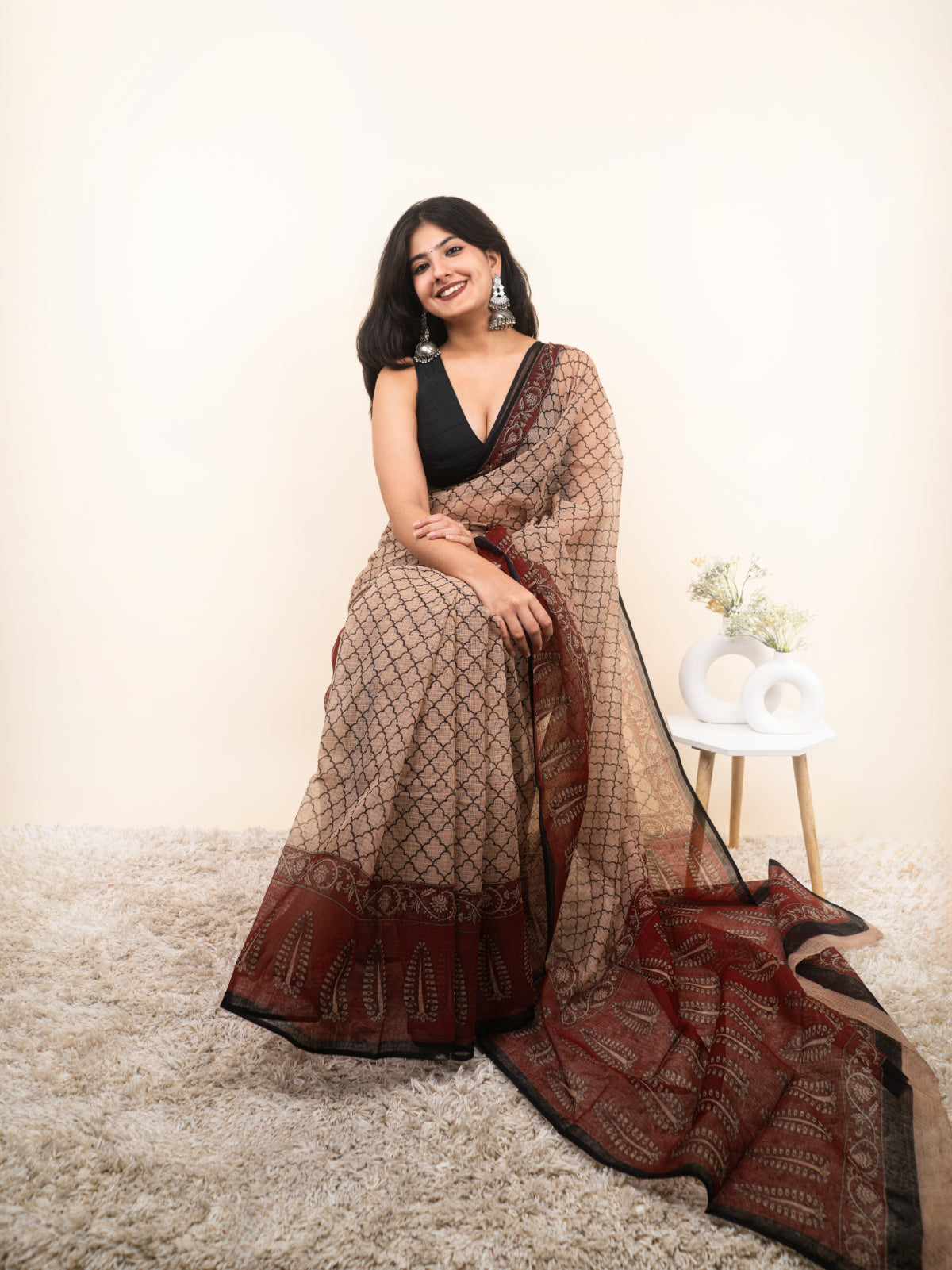 Royal Fragrance Kota Cotton Saree