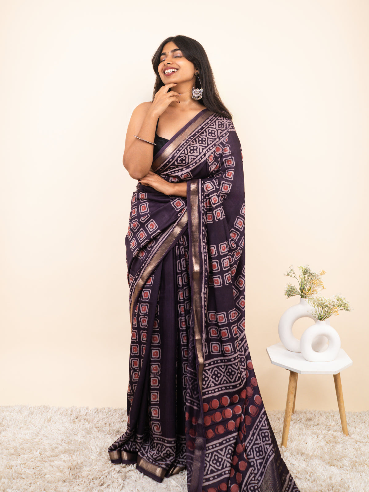 Garden Mist Modal Silk Saree