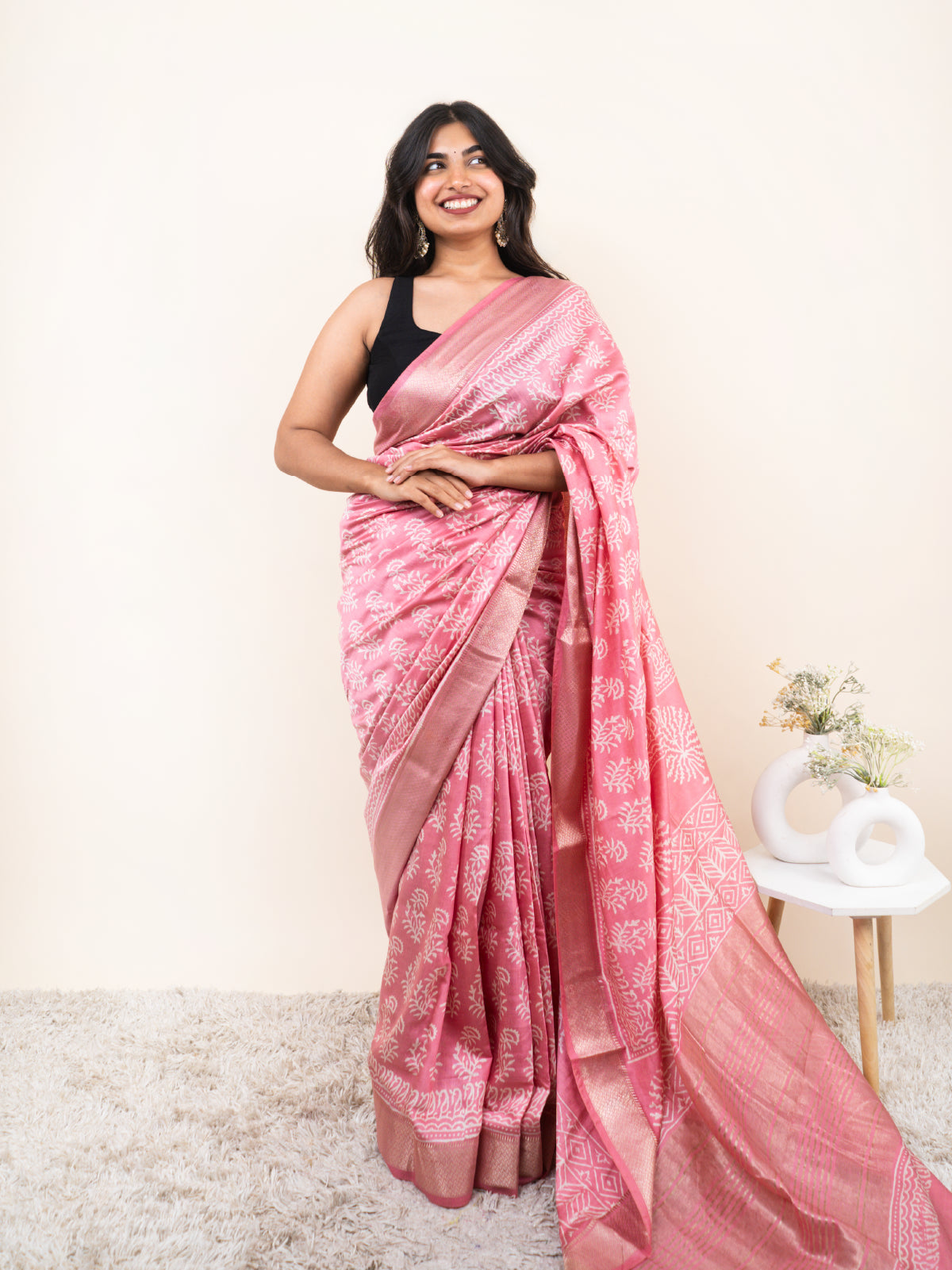 Sound of Maheshwari Cotton Silk Saree
