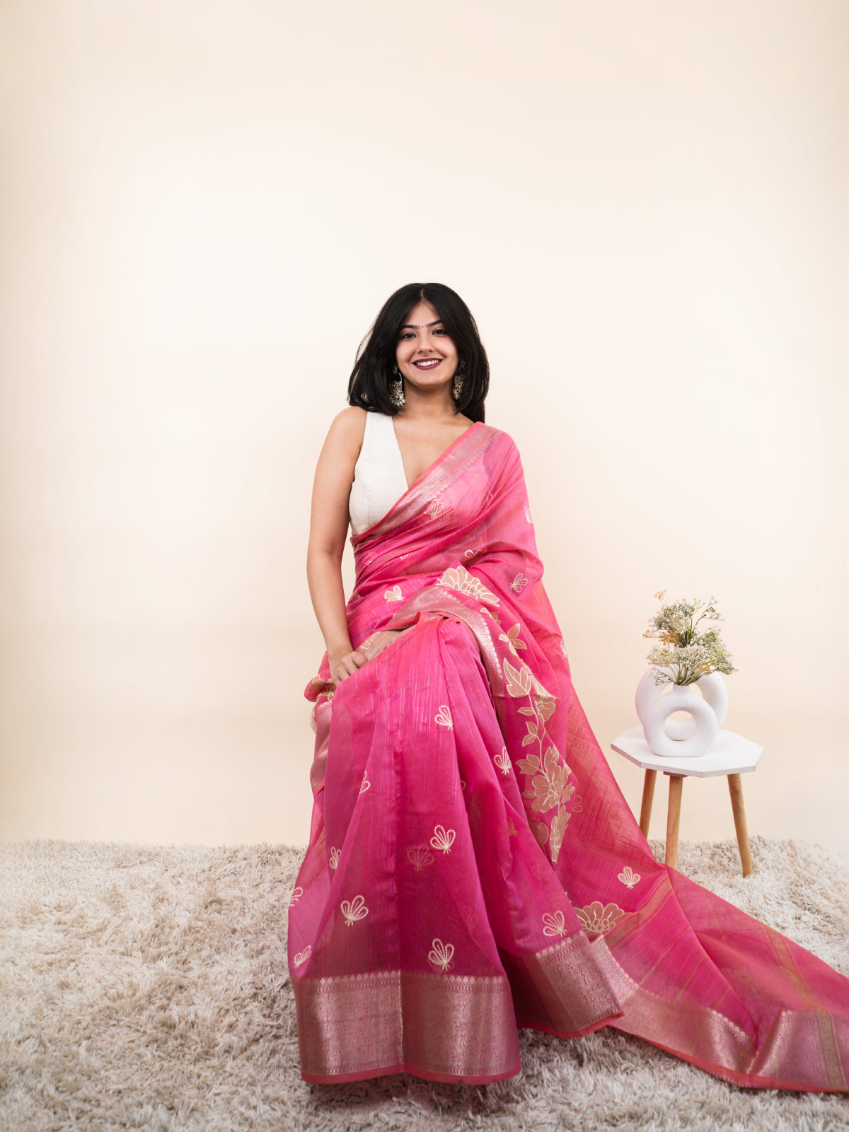 Panna Loom Silk Saree