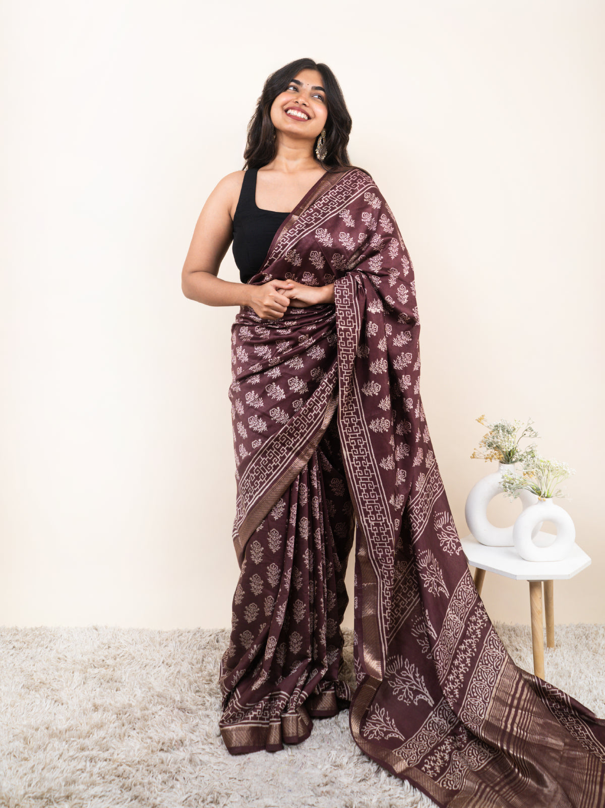 Rasraj Maheshwari Cotton Silk Saree