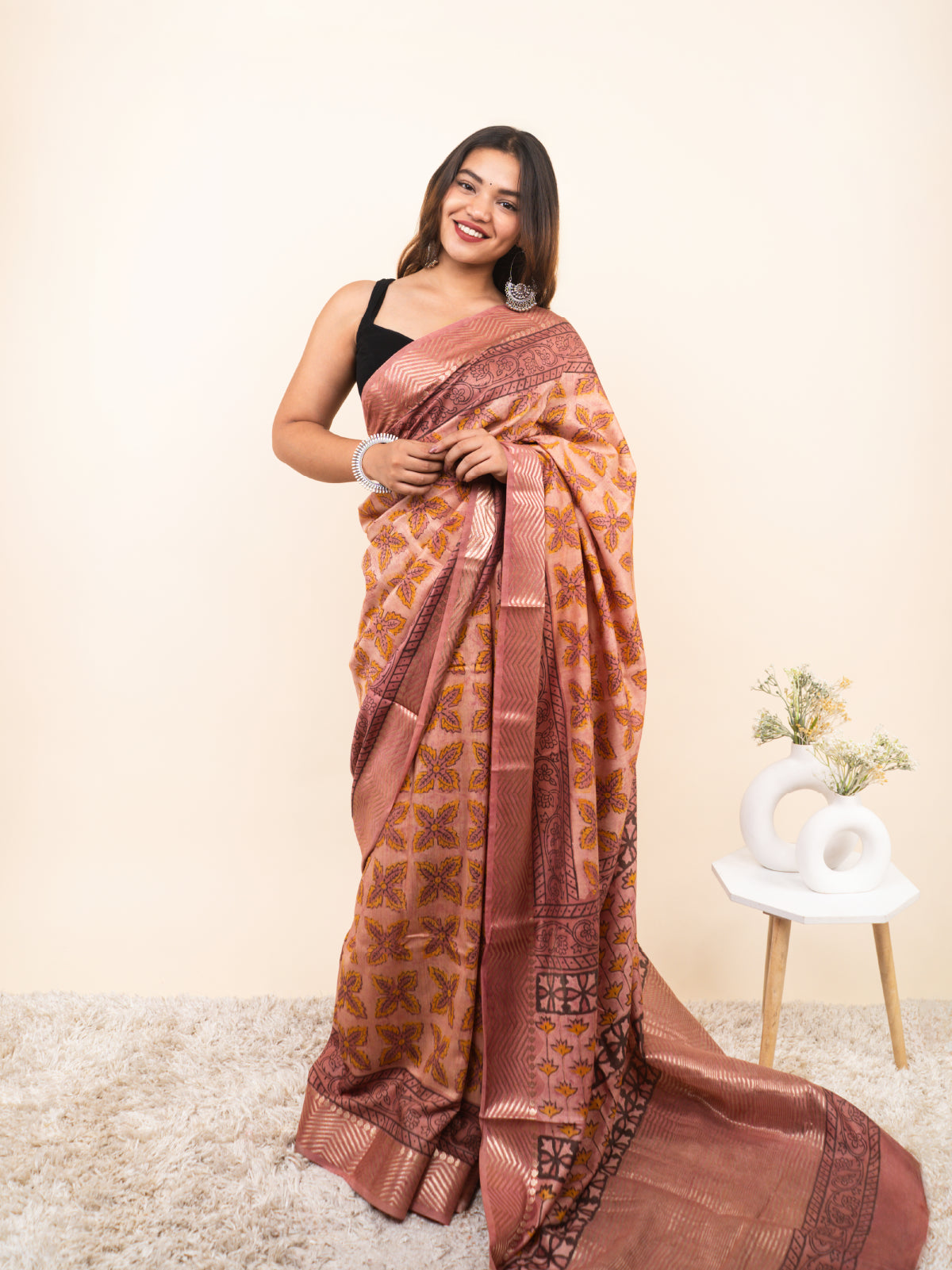 Reshmi Raaz Maheshwari Cotton Silk Saree