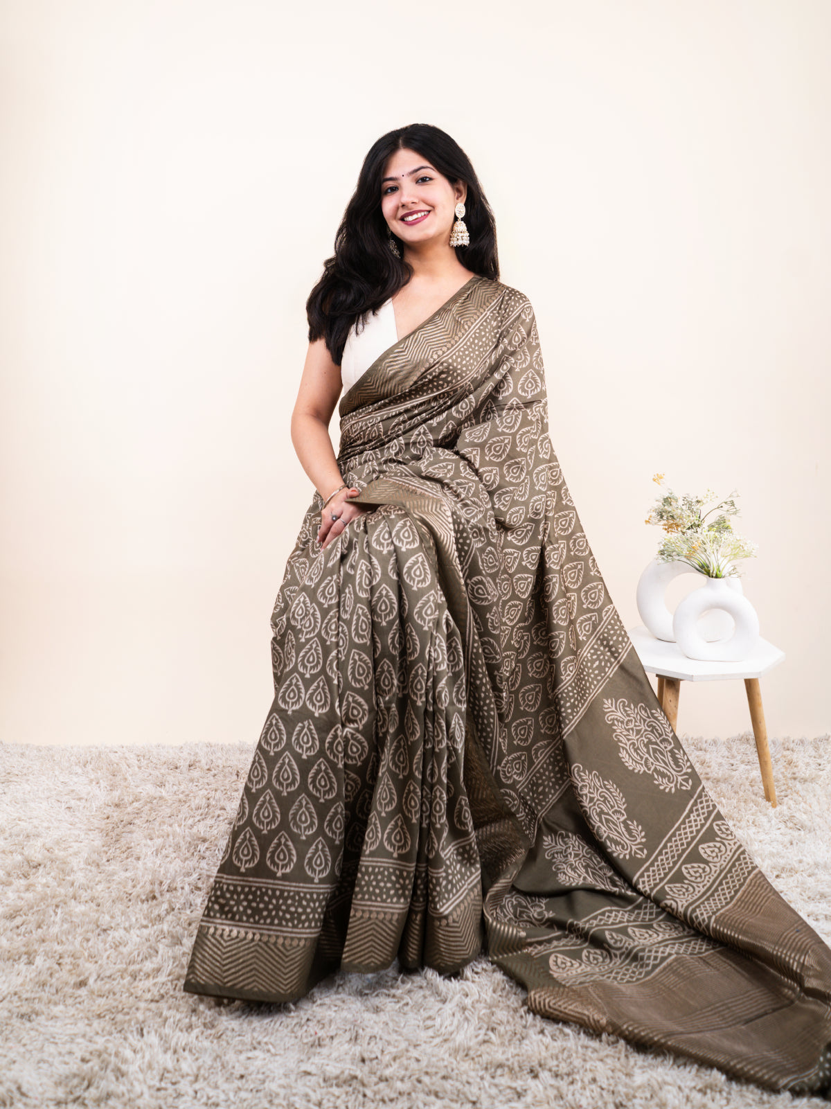 Narmita Maheshwari Cotton Silk Saree