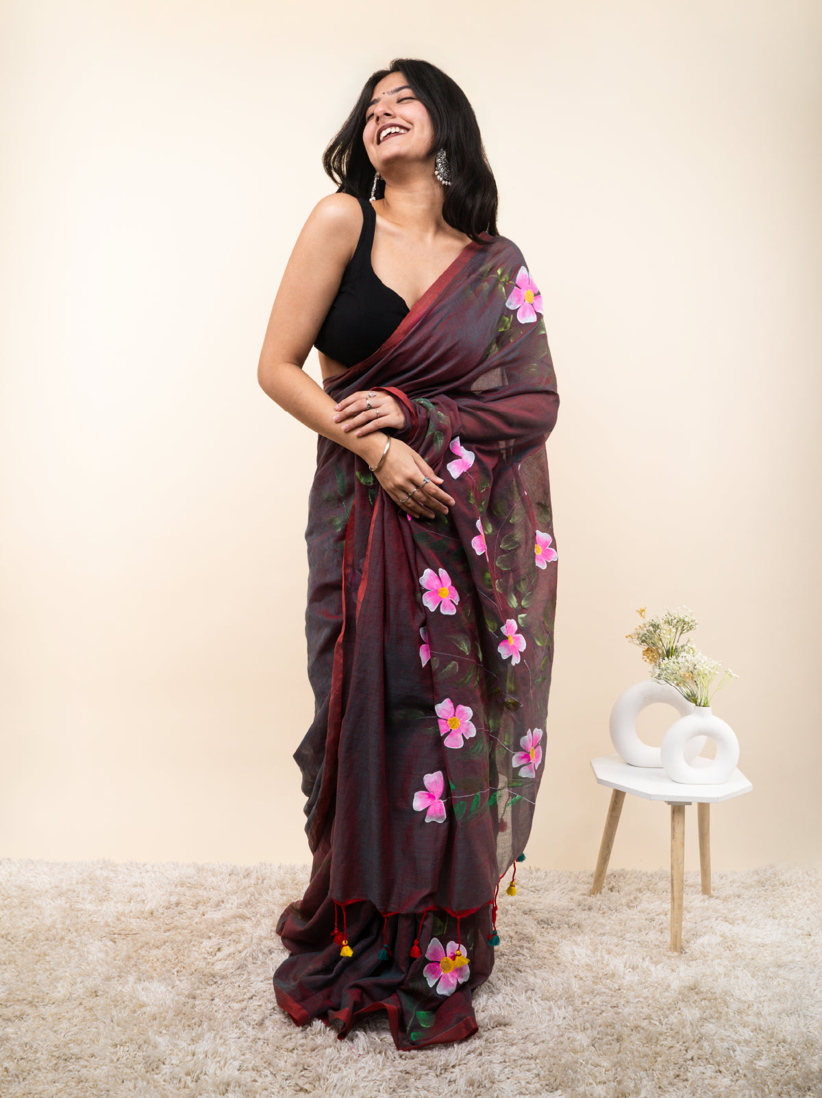 Royal Radiance Mulmul Saree