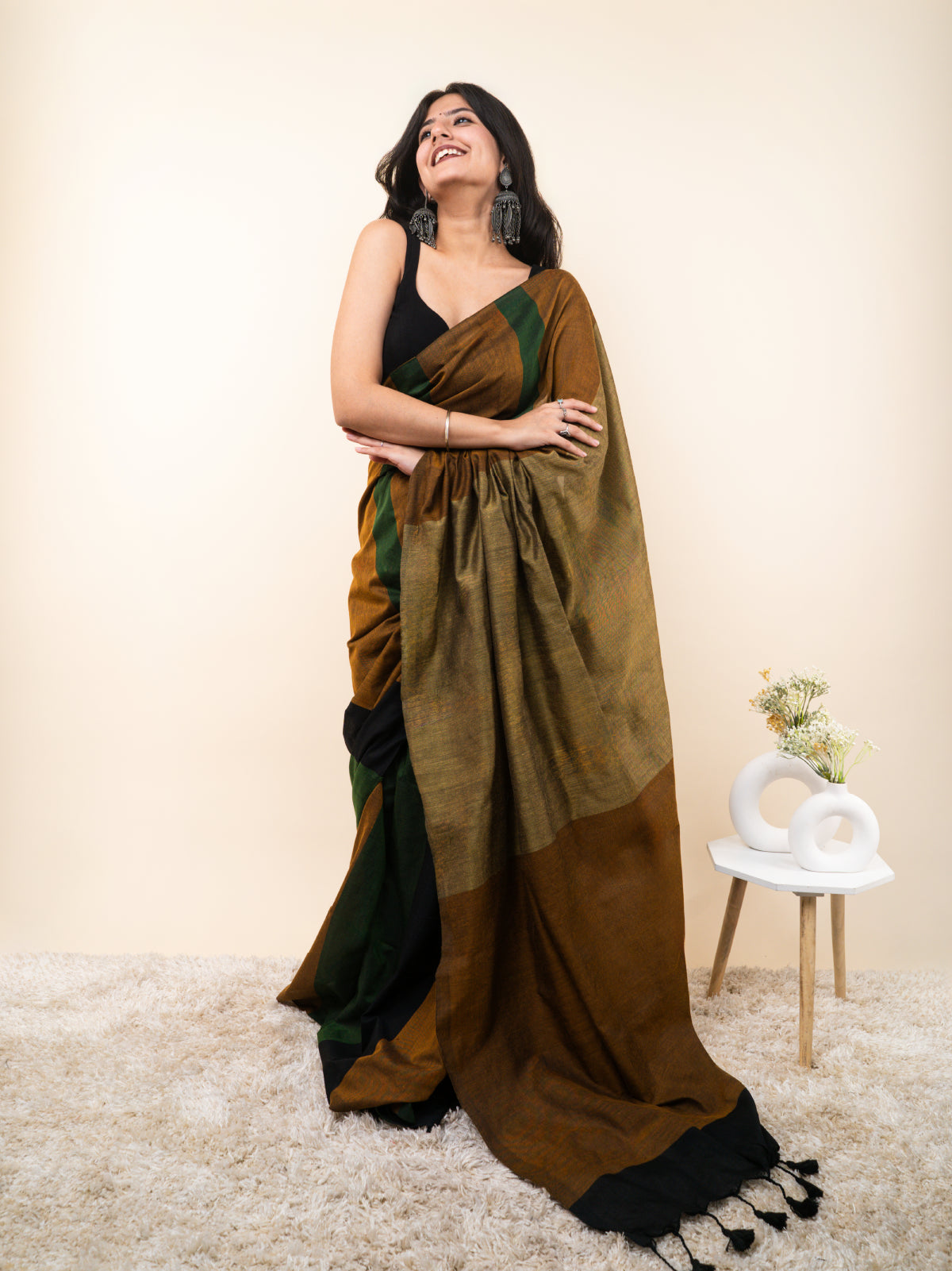 Sur Khadi Cotton Saree