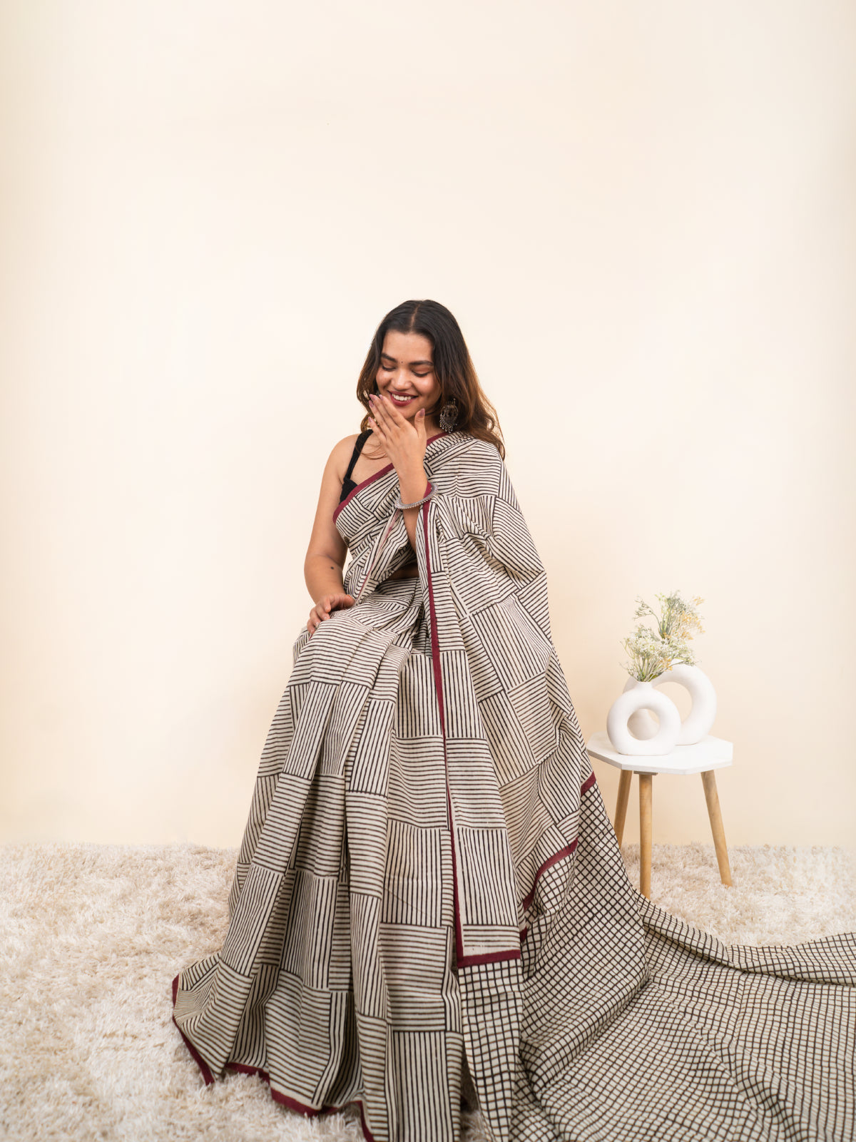 Twilight Mulmul Saree