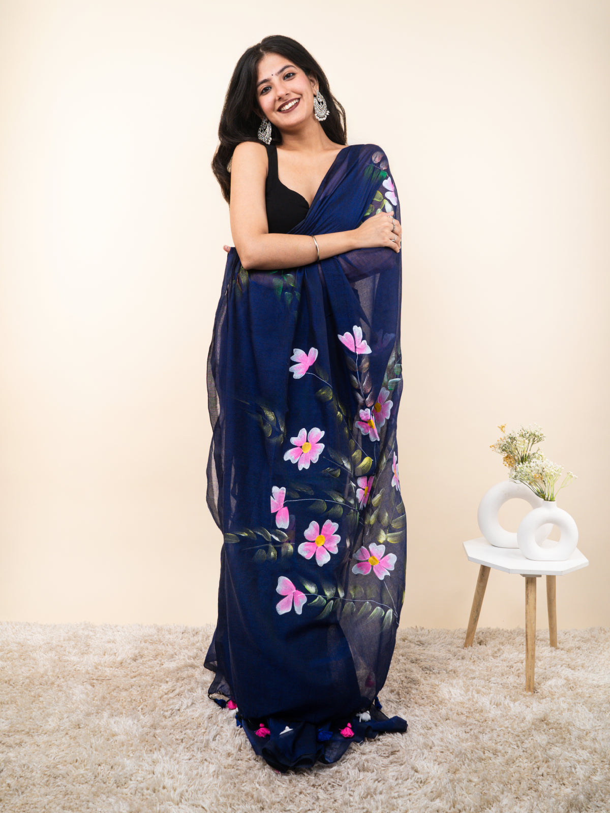 Mystical Melody Mulmul Saree