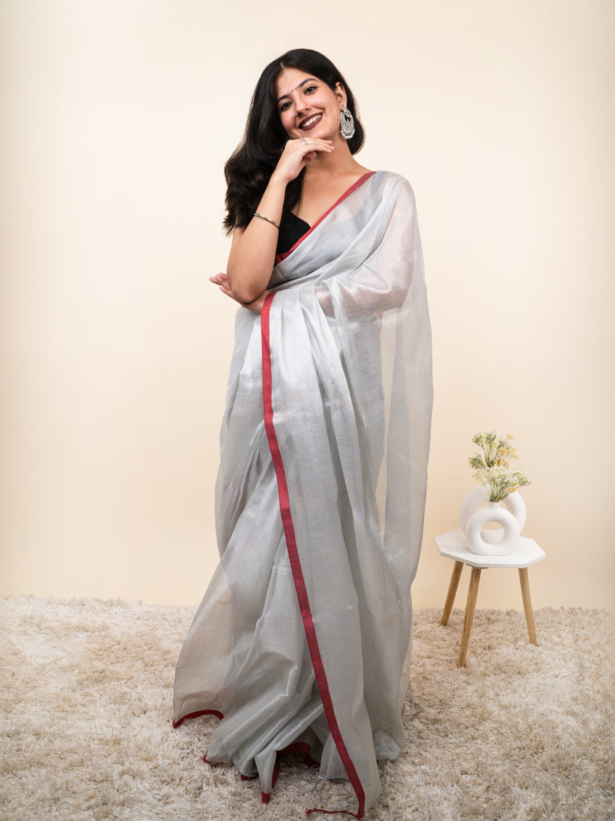 Monohar Cotton Tissue Saree