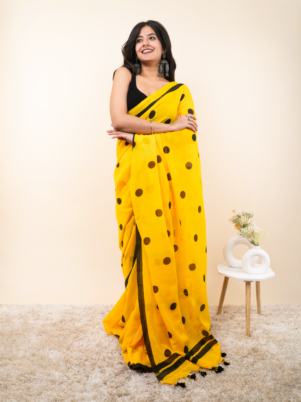 Gunjan Khadi Cotton Saree