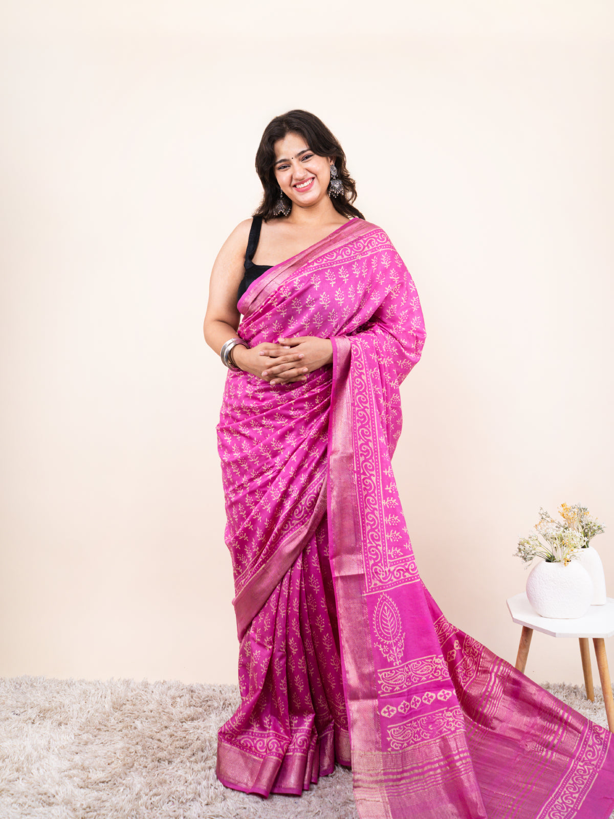 Ranikanj Maheshwari Cotton Silk Saree