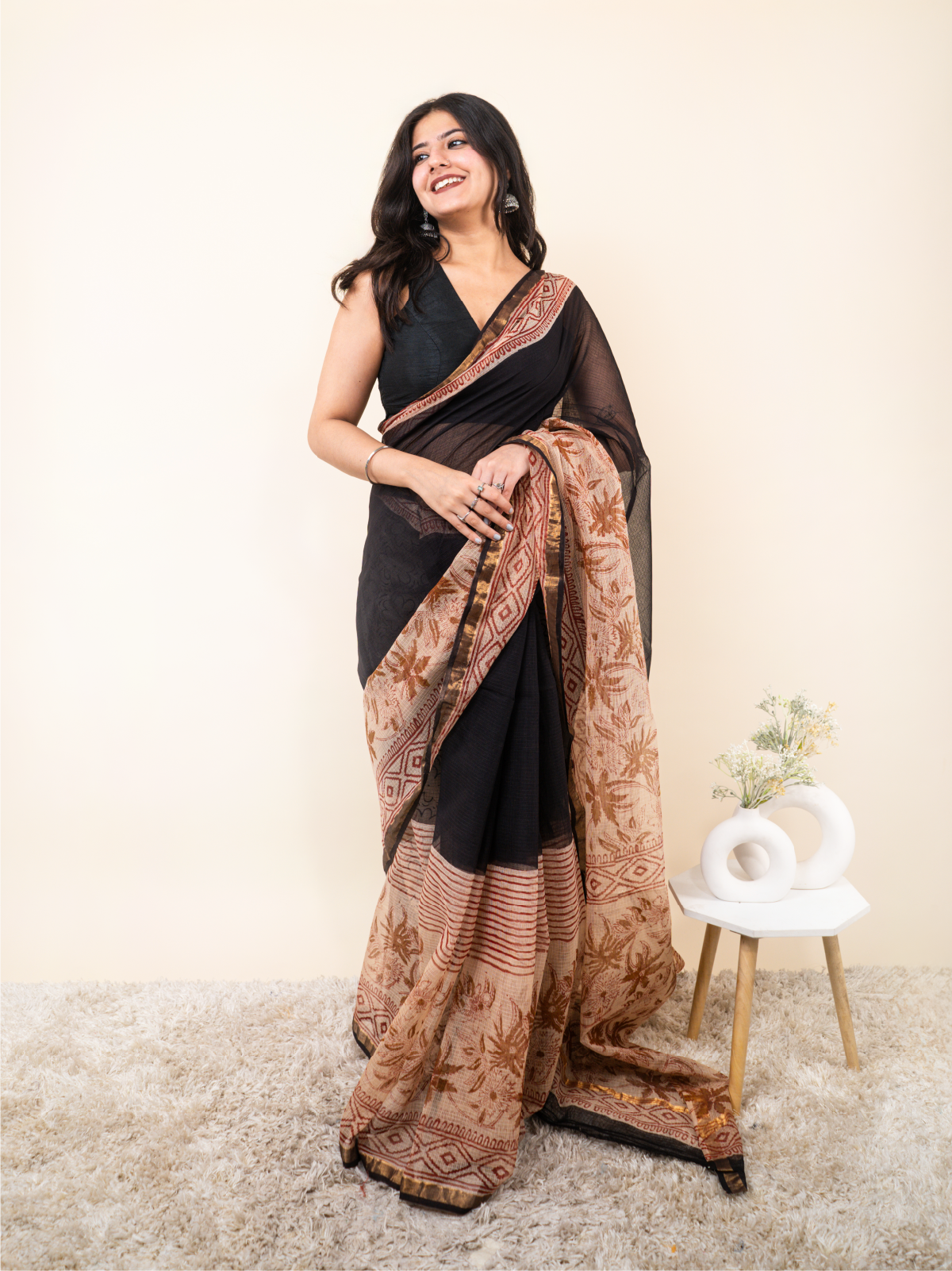Bel Ki Chaap Kota Cotton Saree