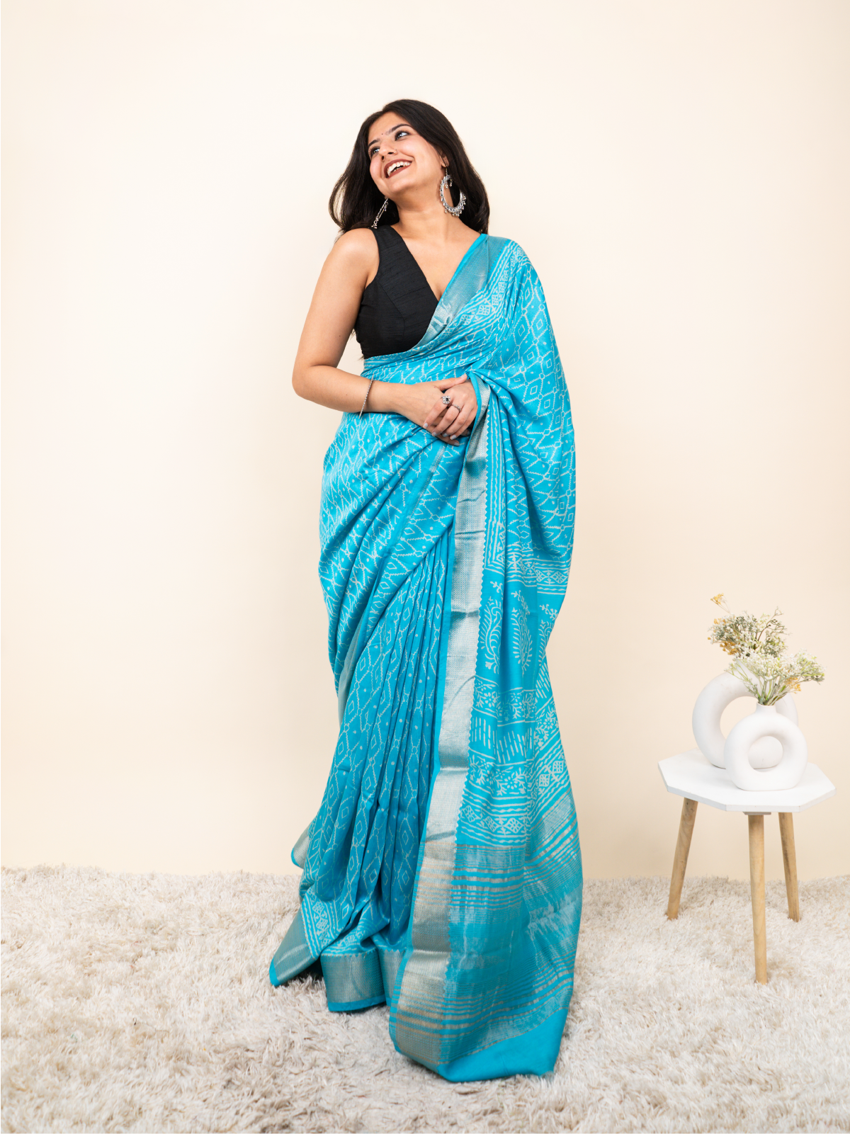 Neer Maheshwari Cotton Silk Saree