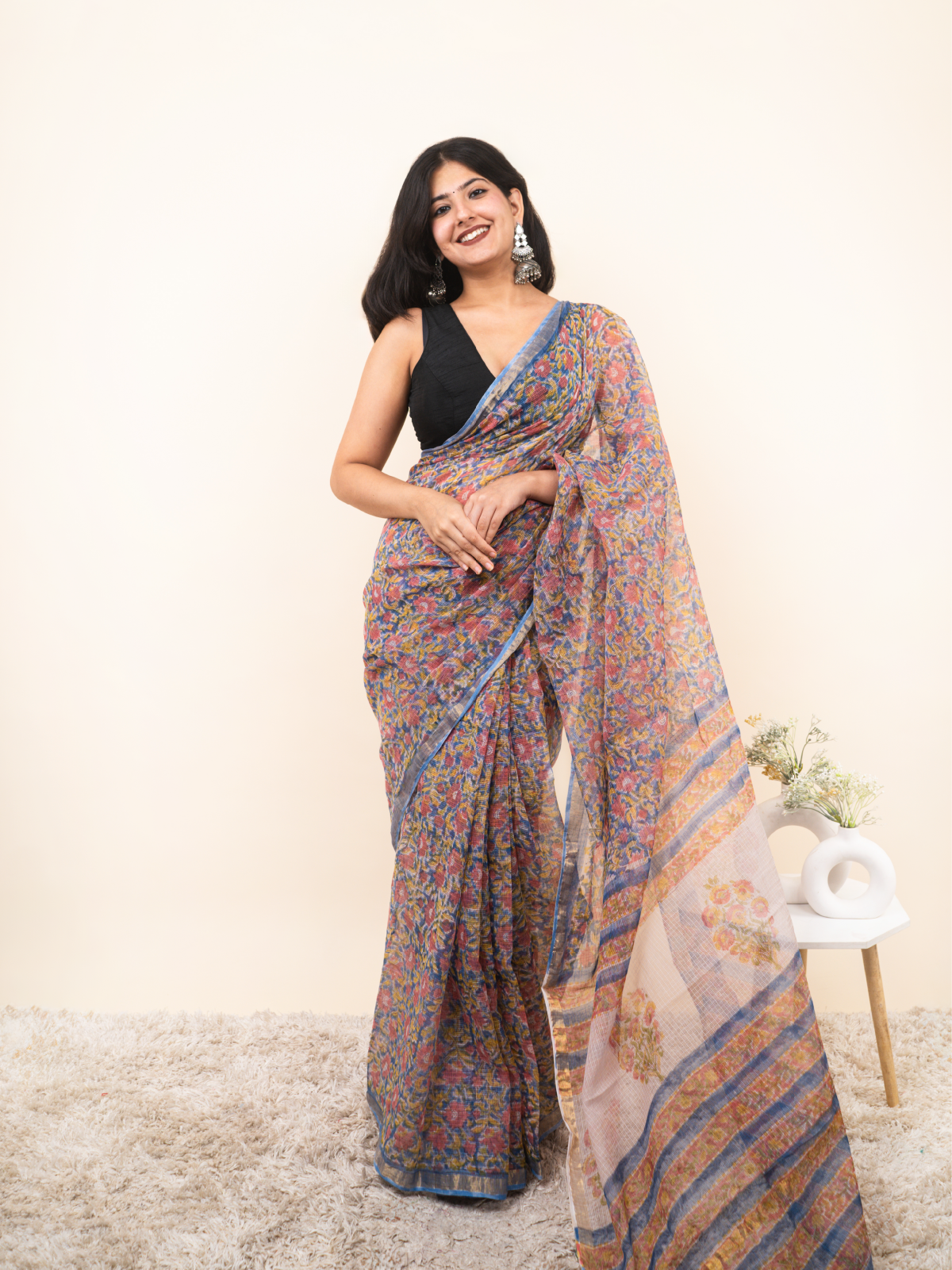 Rangrez Kota Cotton Saree