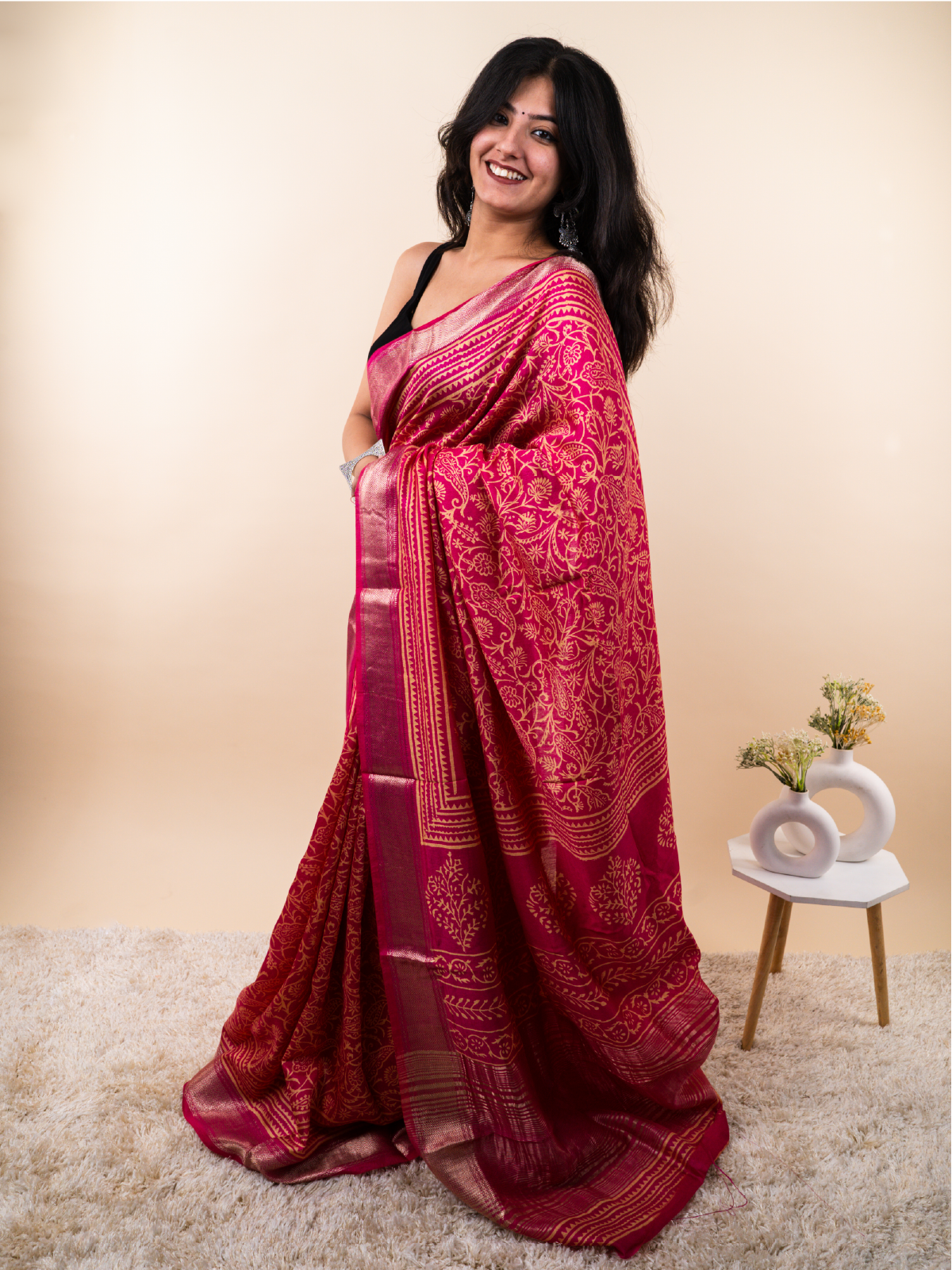 Pankhudi Maheshwari Cotton Silk Saree