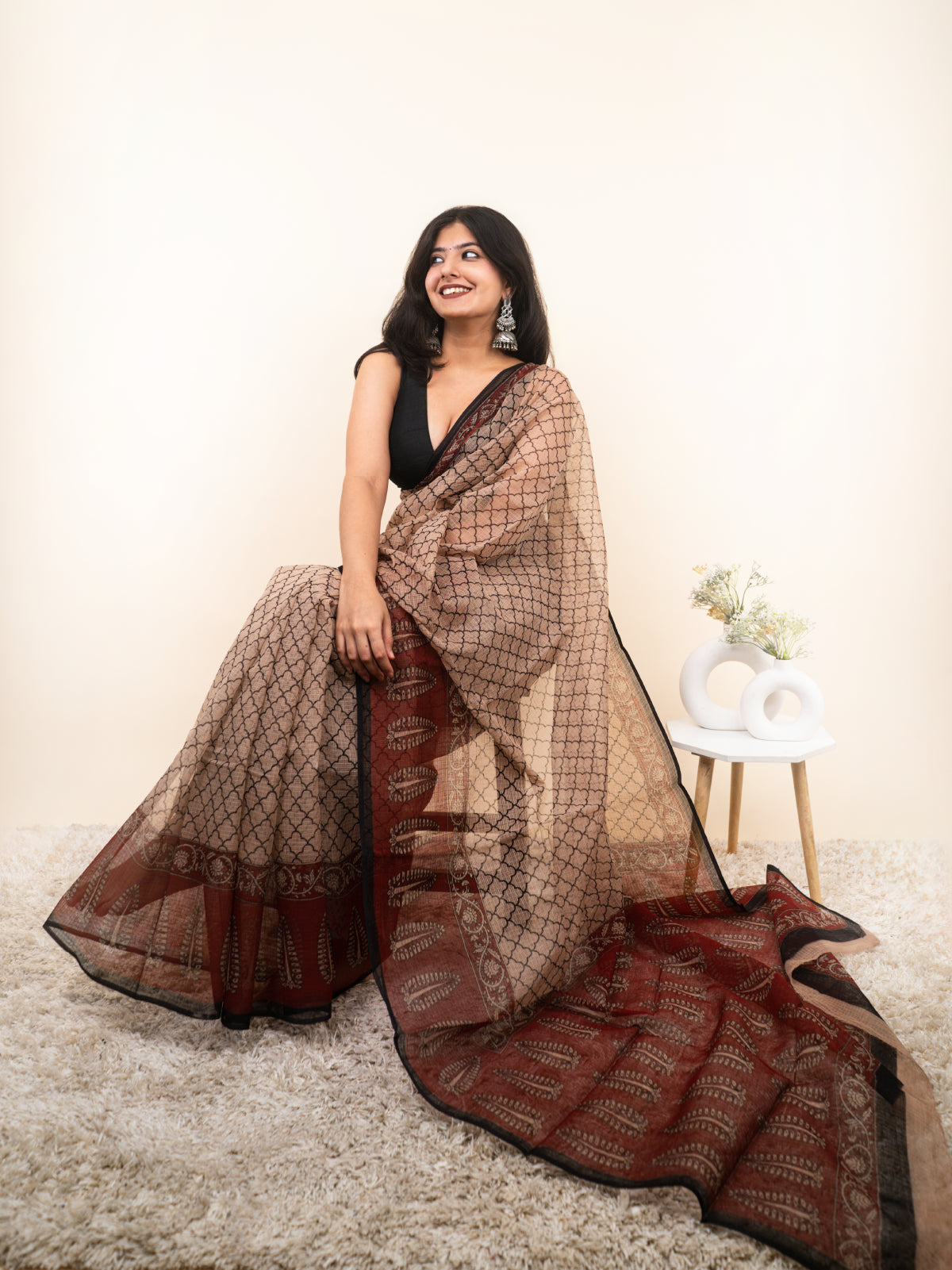 Royal Fragrance Kota Cotton Saree