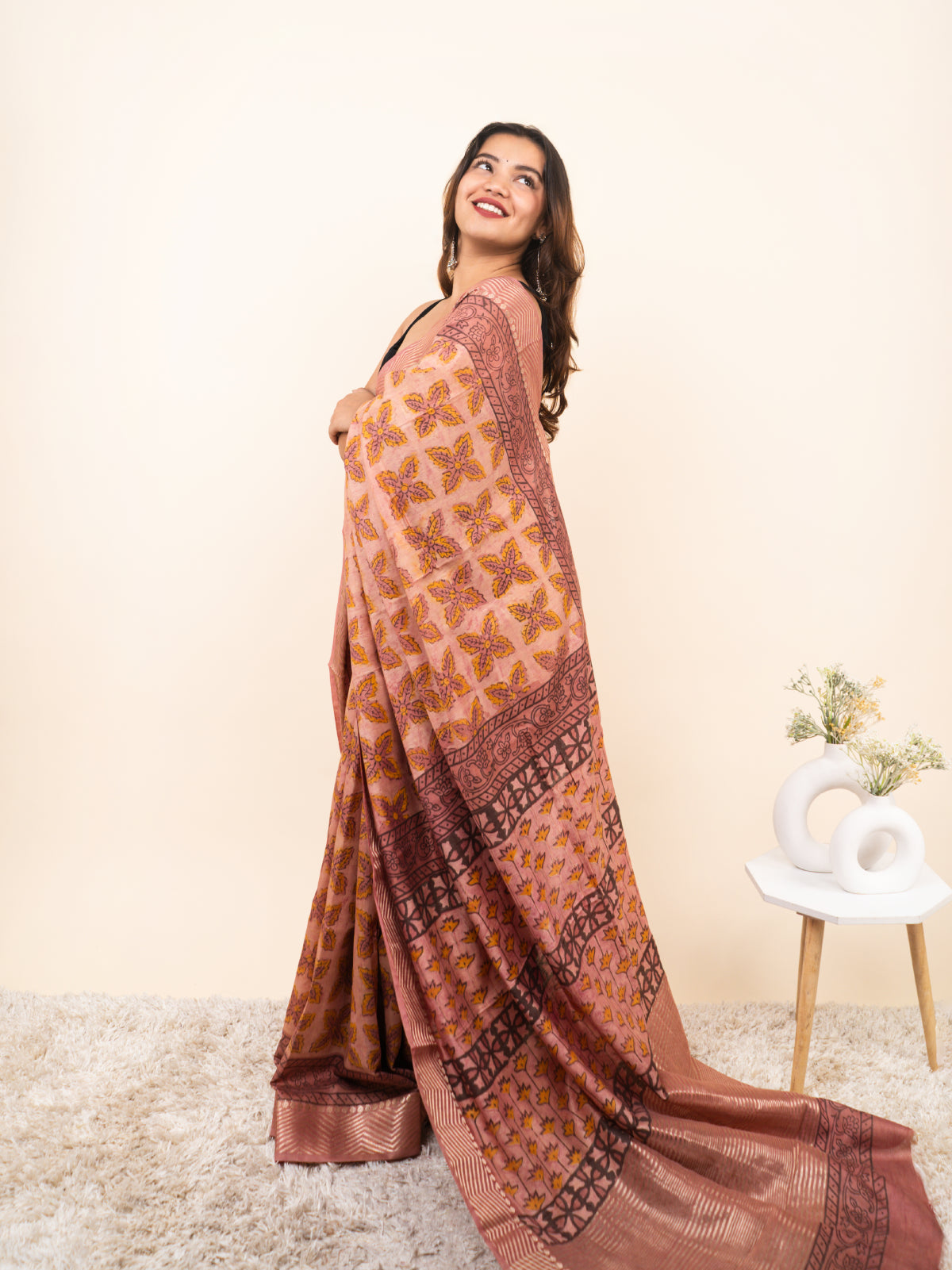 Reshmi Raaz Maheshwari Cotton Silk Saree