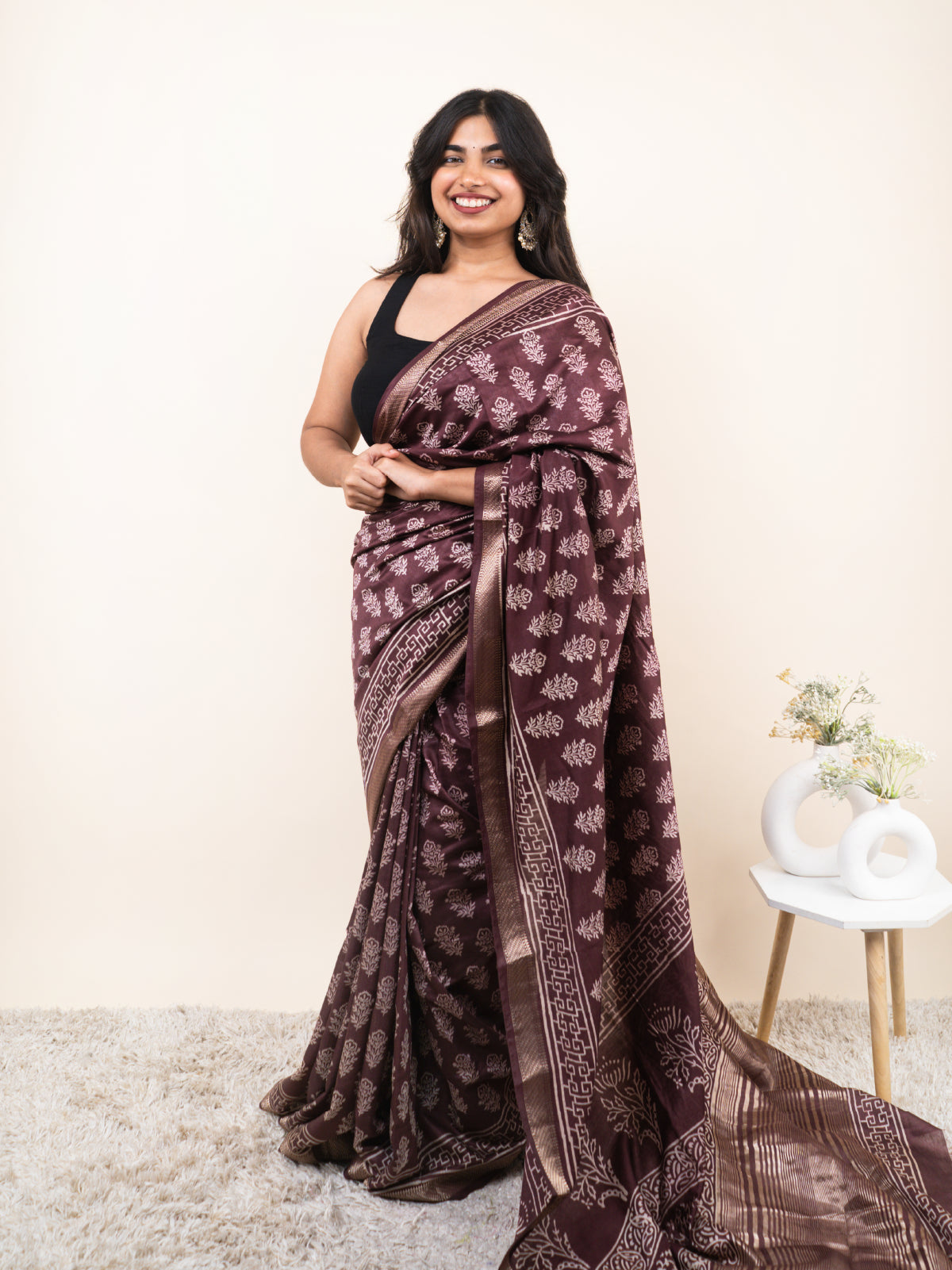 Rasraj Maheshwari Cotton Silk Saree