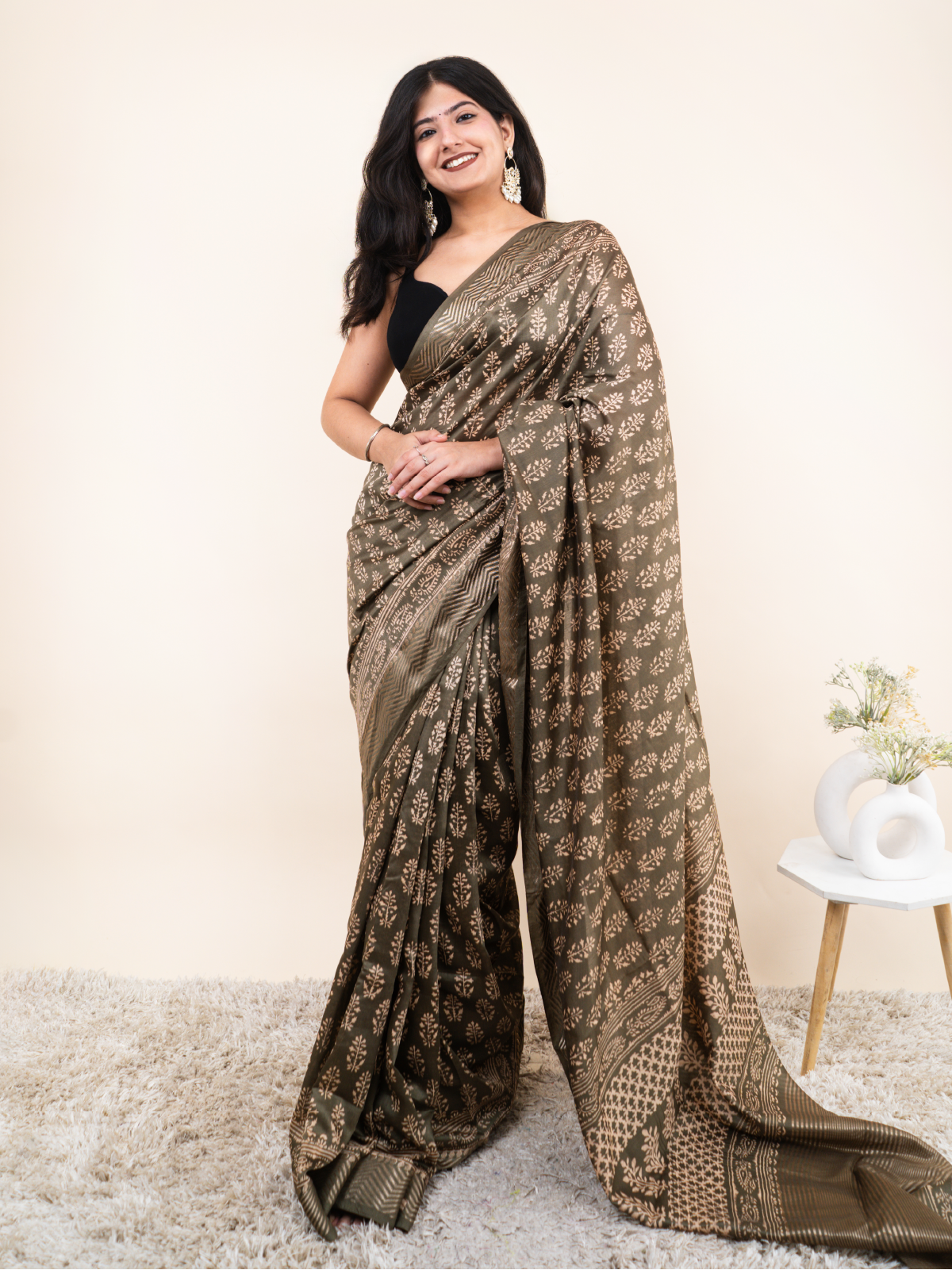 Meherangi Maheshwari Cotton Saree