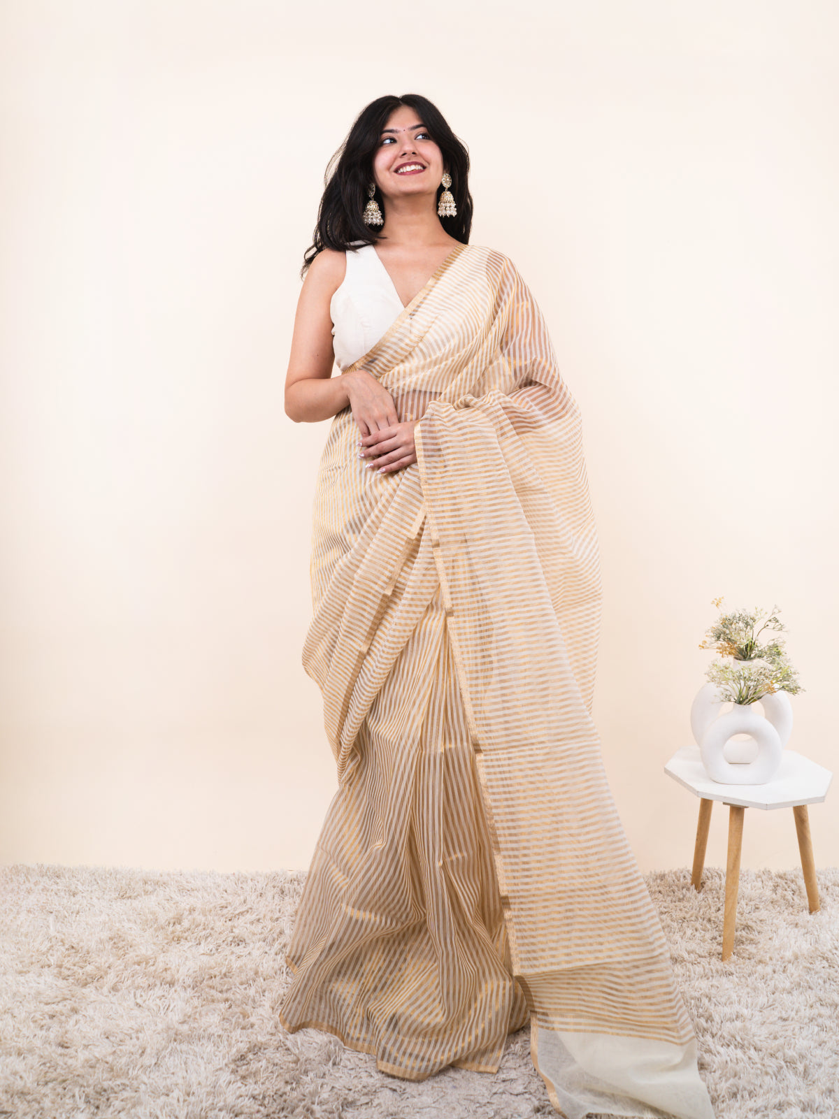 Goldkiss Organza Silk Saree