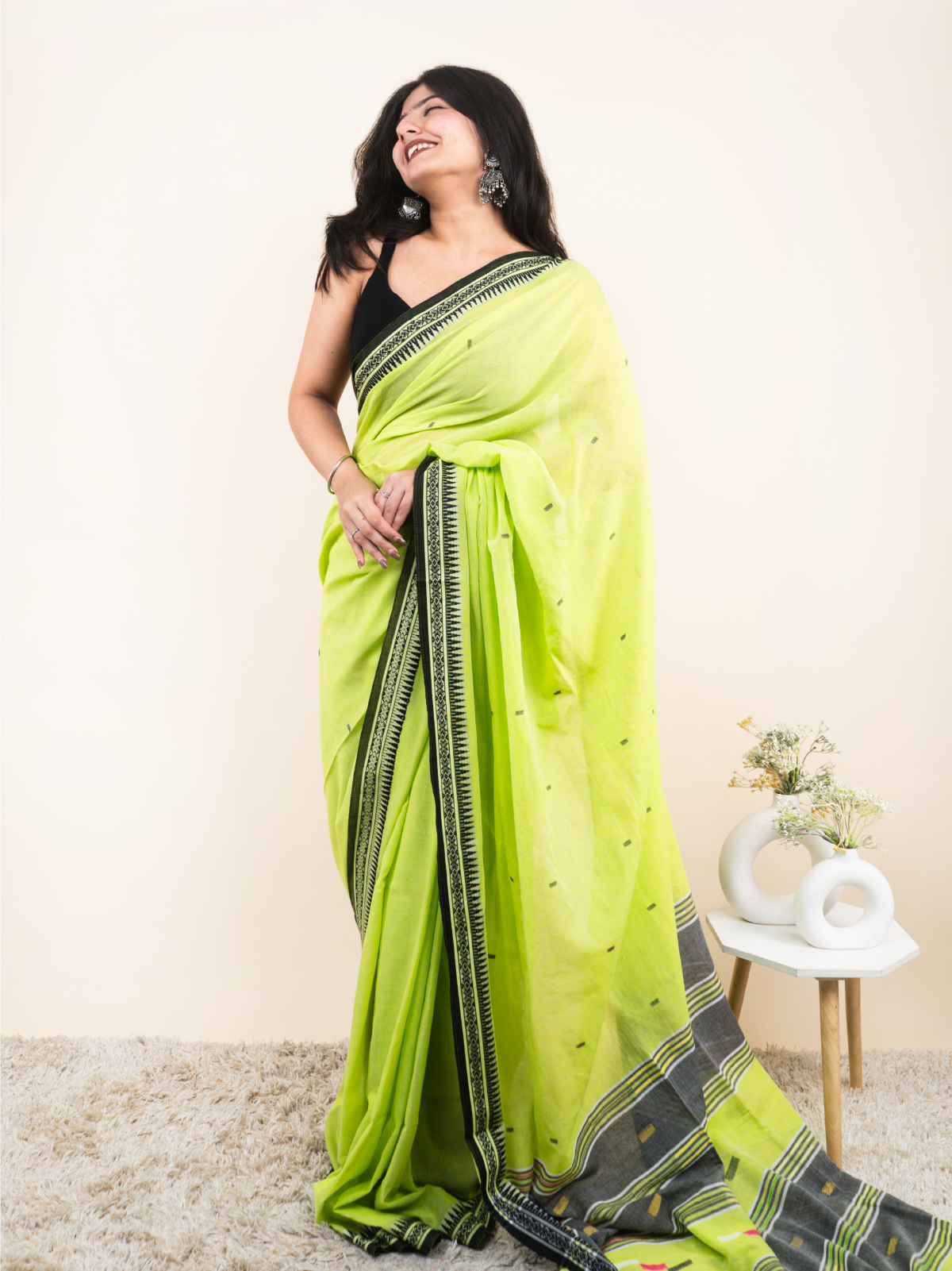 Sonpari Mulmul Saree