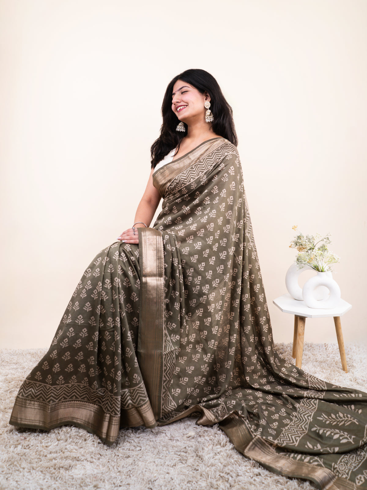 Dilkash Maheshwari Cotton Silk Saree