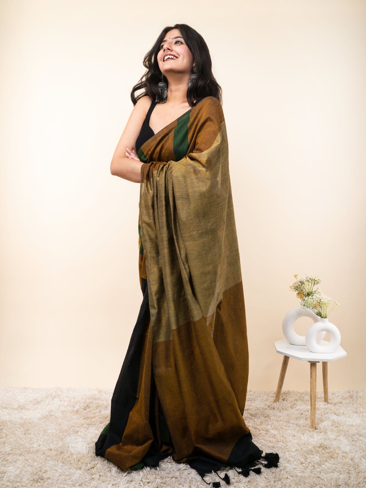 Sur Khadi Cotton Saree