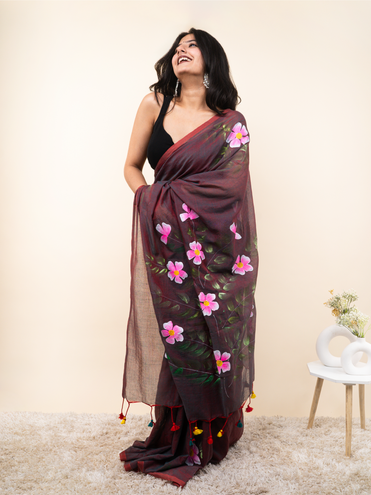 Royal Radiance Mulmul Saree