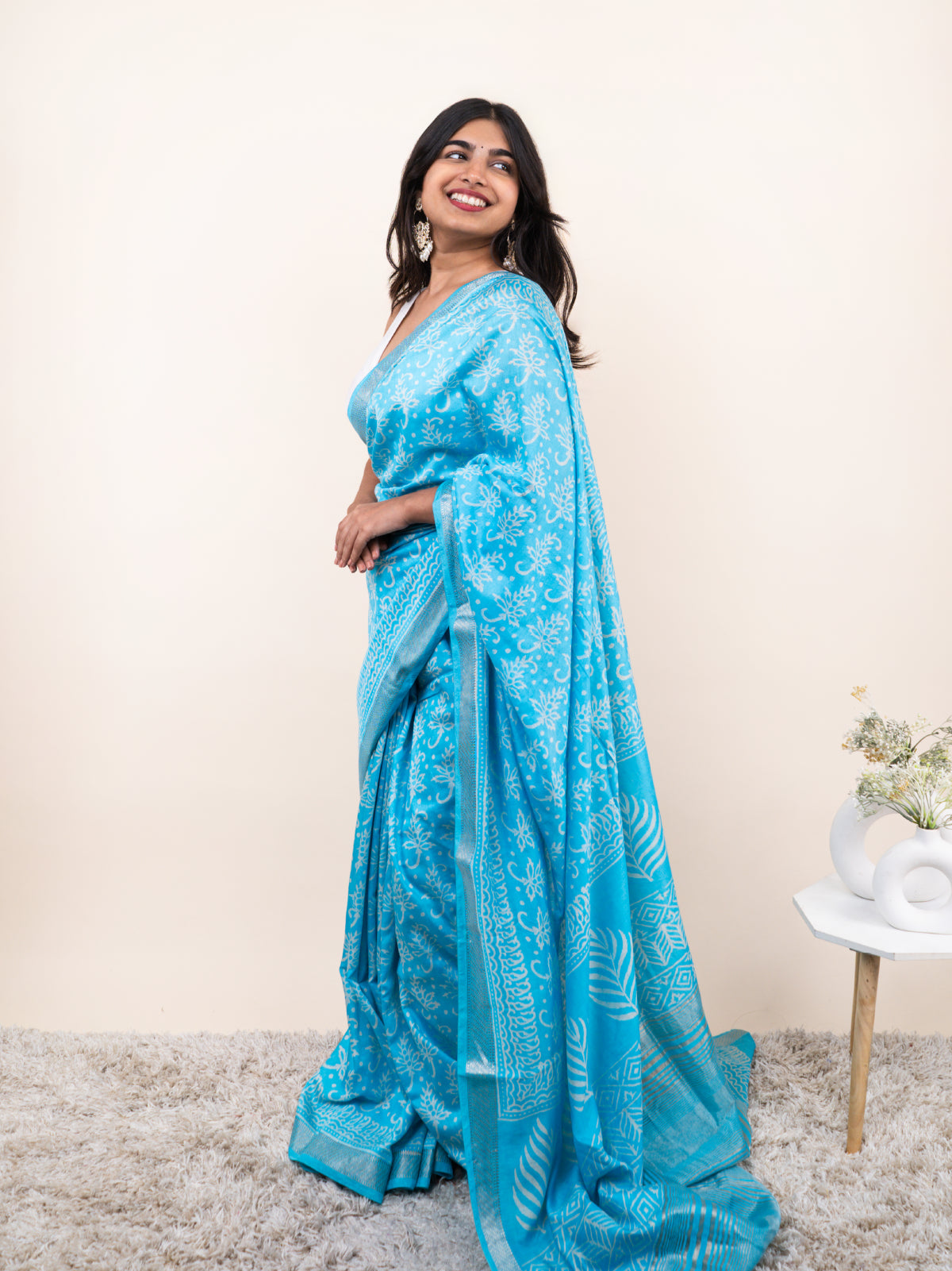 Sundarika Maheshwari Cotton Silk Saree