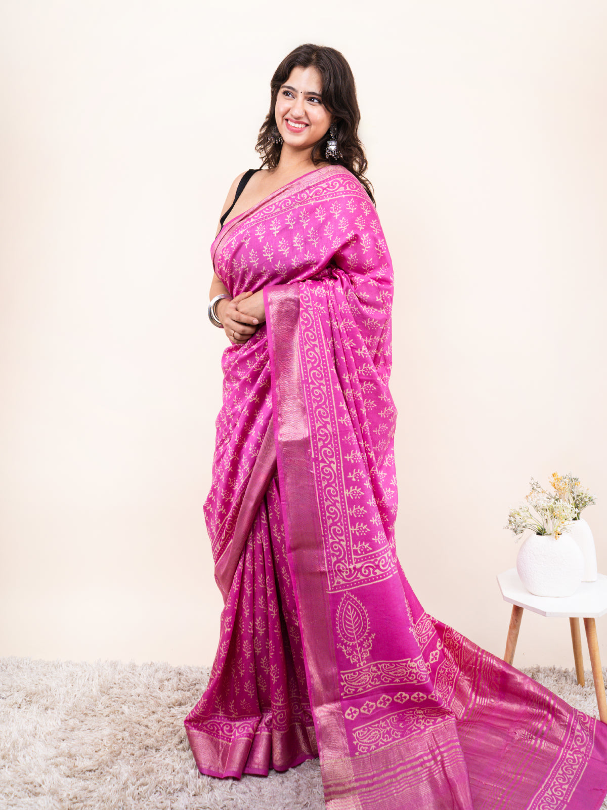 Ranikanj Maheshwari Cotton Silk Saree