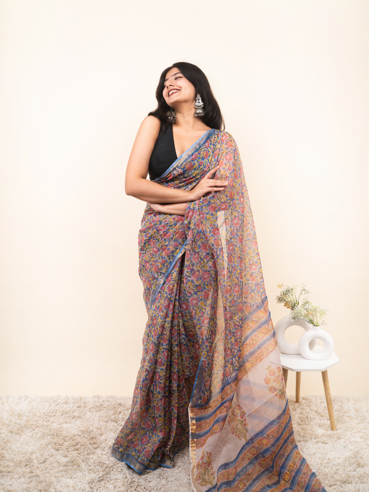 Rangrez Kota Cotton Saree