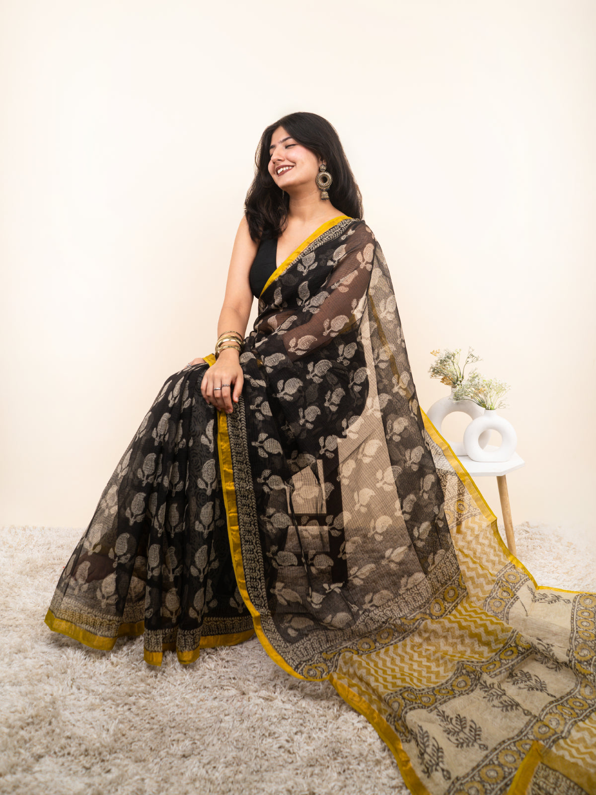 Kohinoor Kota Cotton Saree