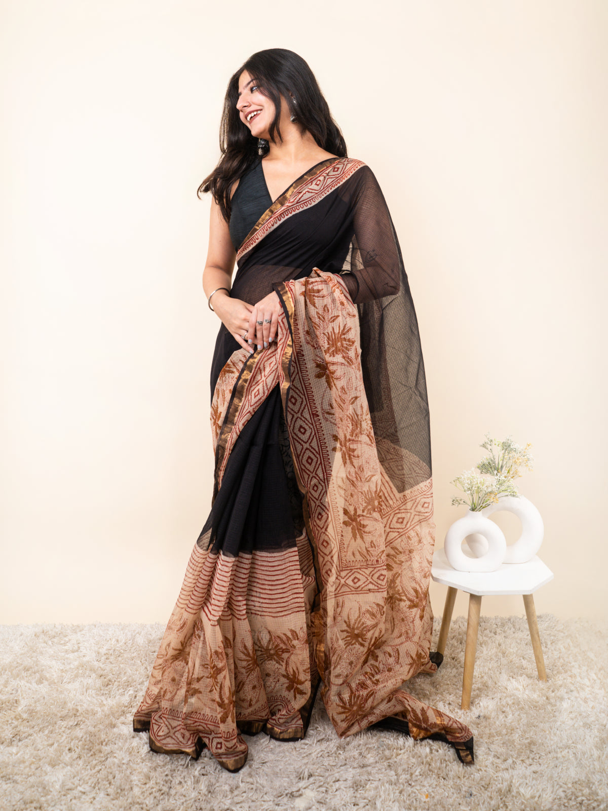 Bel Ki Chaap Kota Cotton Saree