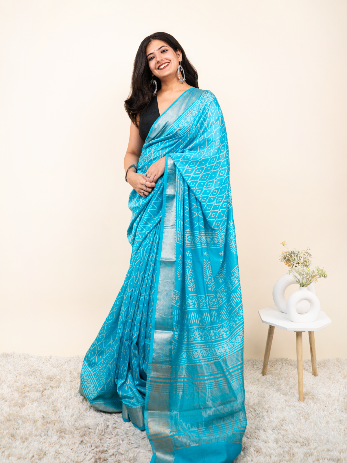 Neer Maheshwari Cotton Silk Saree