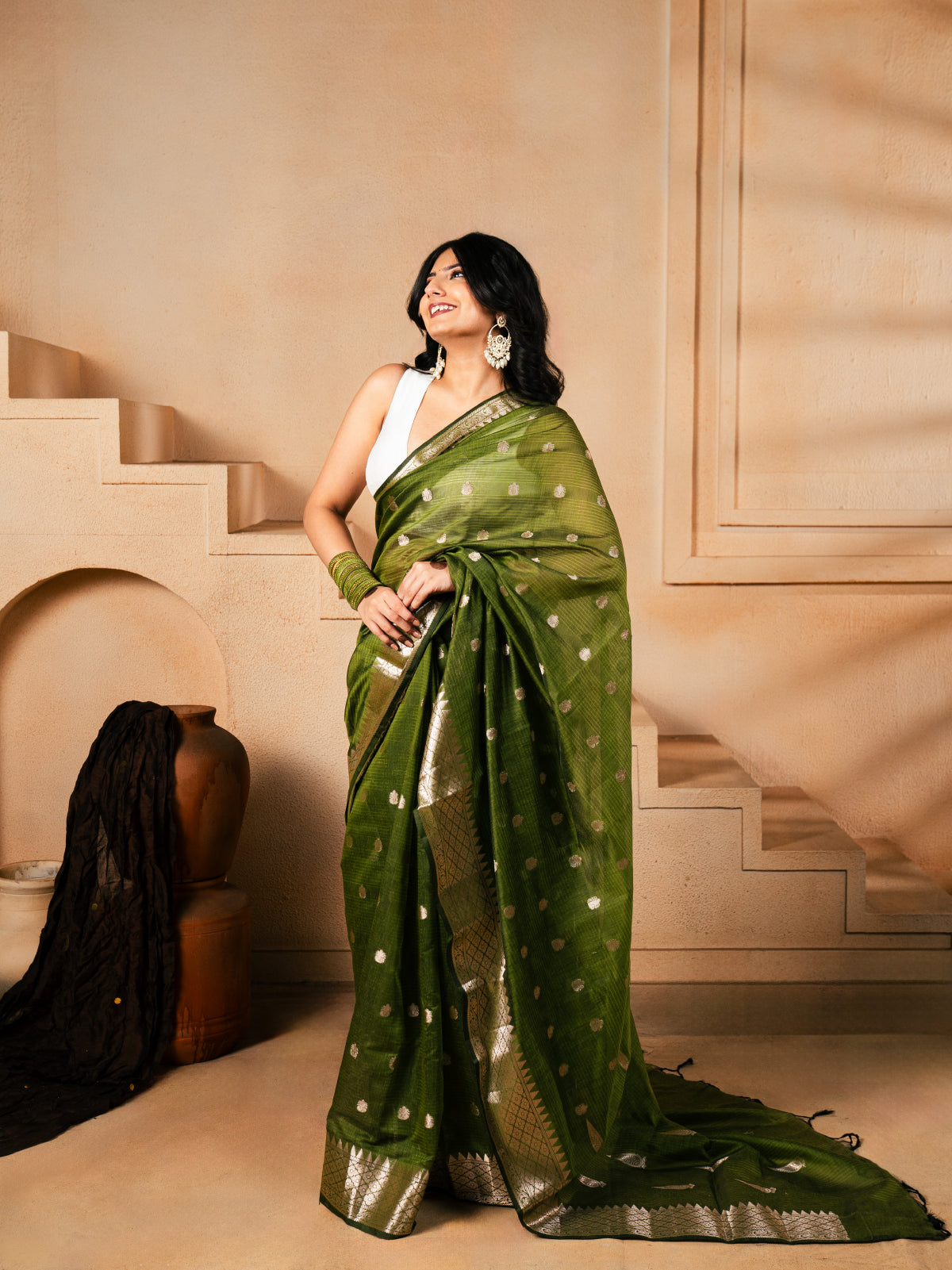 Noor Jaal Banarasi Cotton Saree