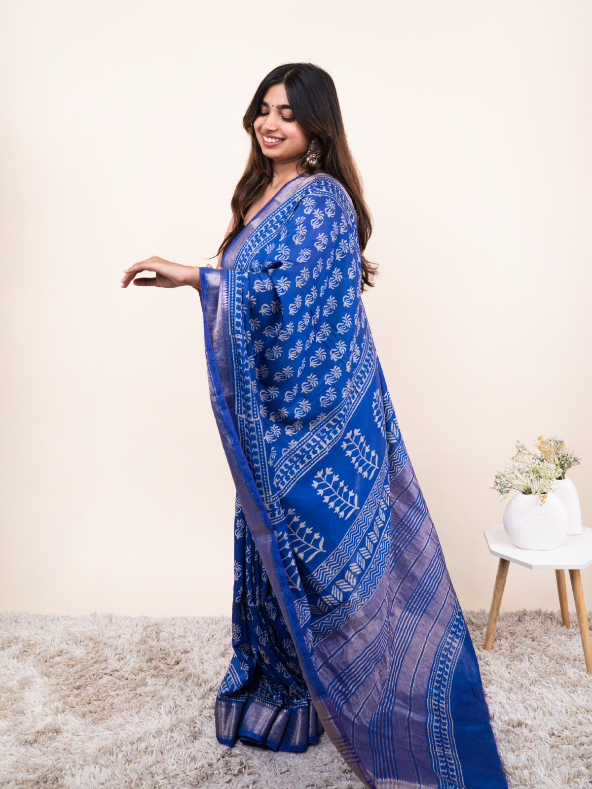 Sahira Maheshwari Cotton Silk Saree