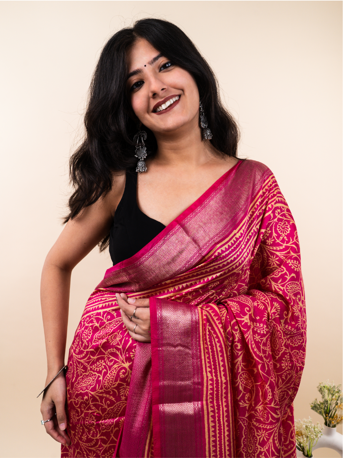 Pankhudi Maheshwari Cotton Silk Saree