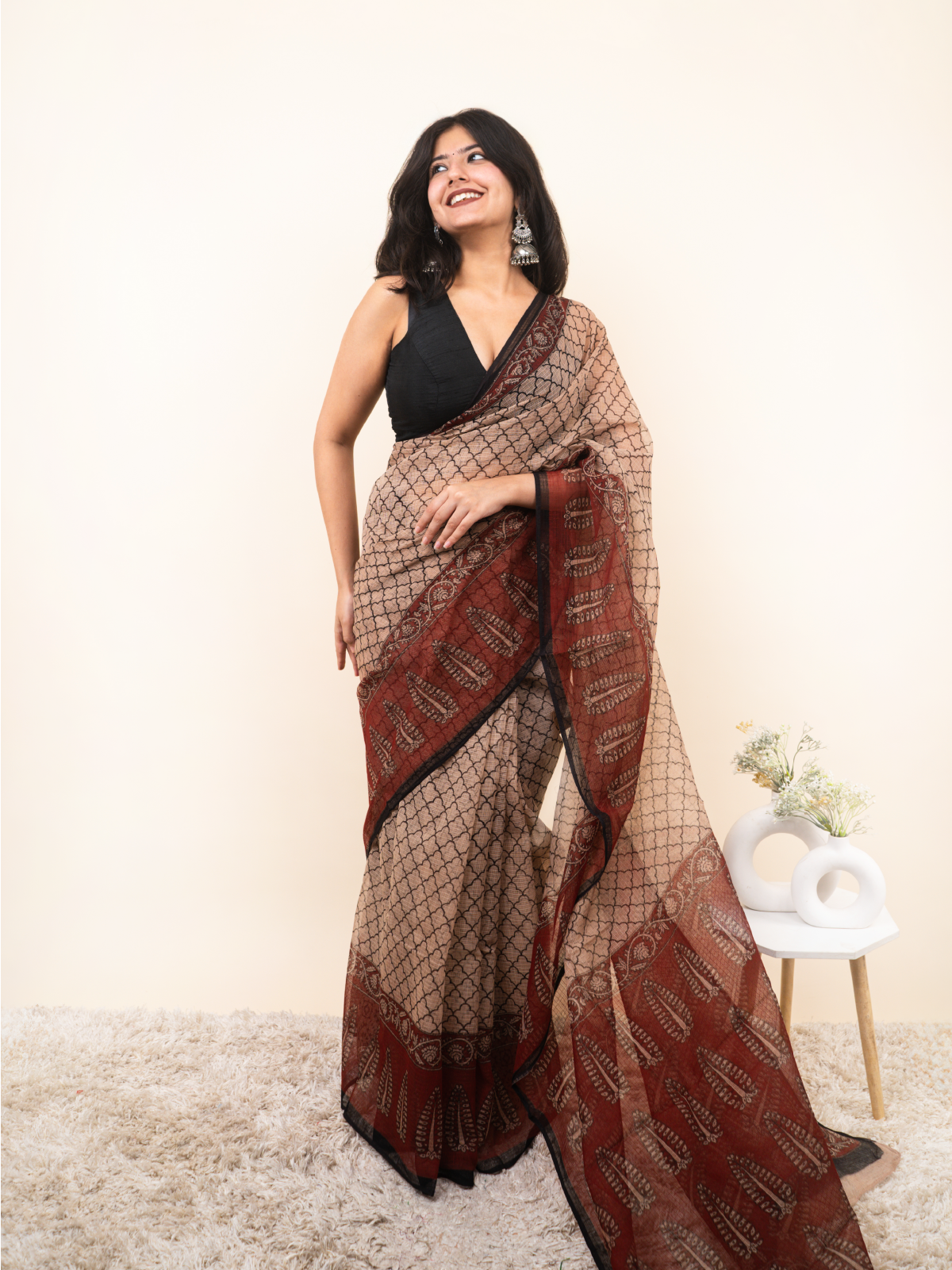 Royal Fragrance Kota Cotton Saree