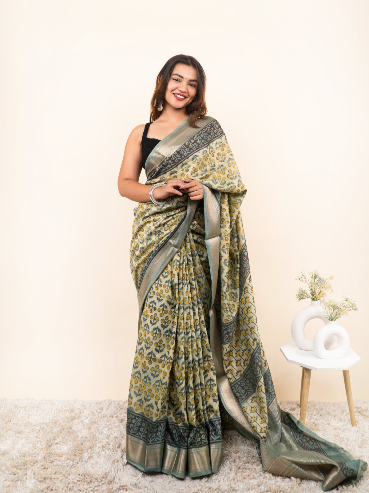 Rivaayat Maheshwari Cotton Silk Saree