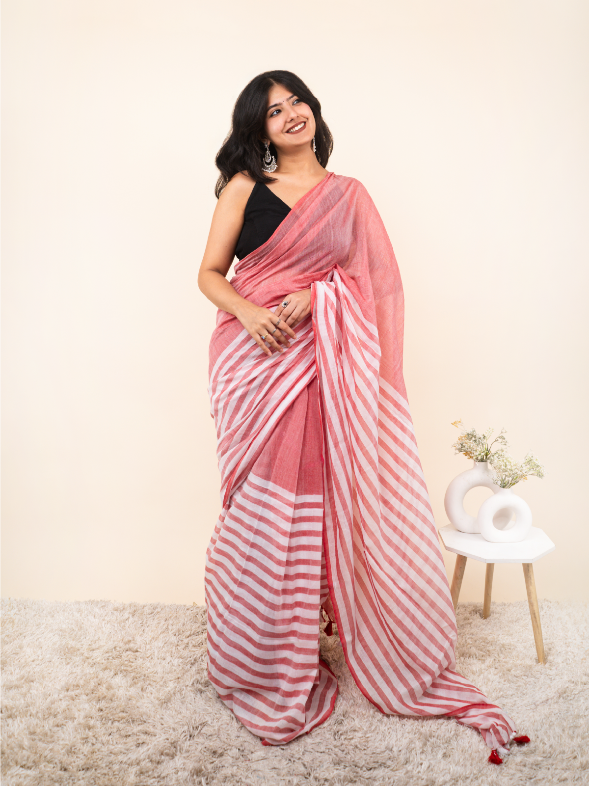 Gulabo Mulmul Saree