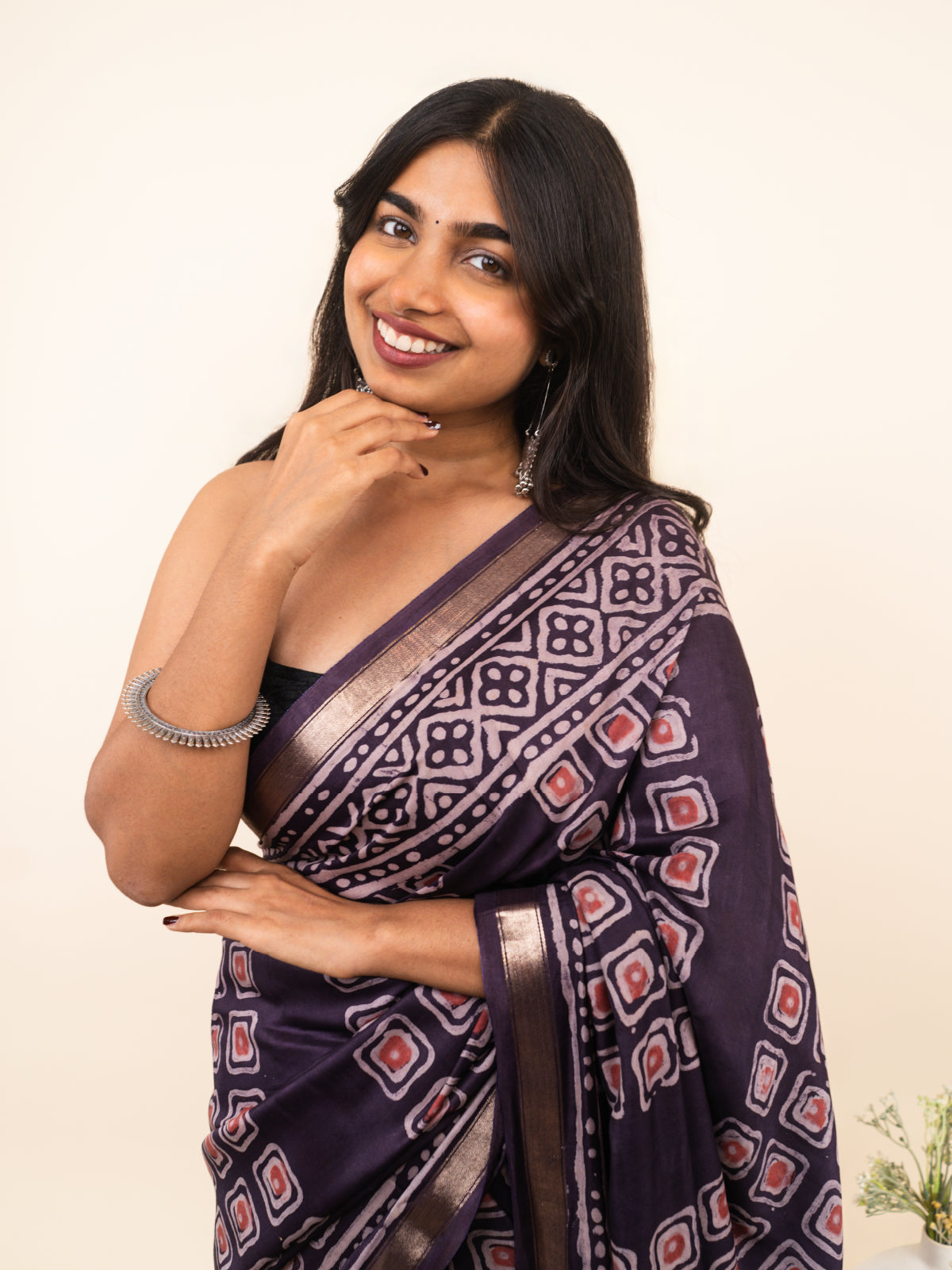 Garden Mist Modal Silk Saree