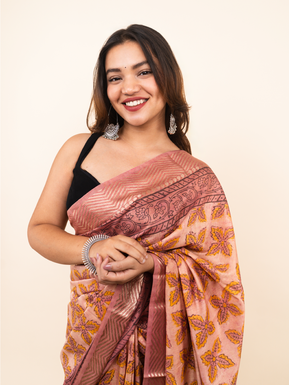 Reshmi Raaz Maheshwari Cotton Silk Saree