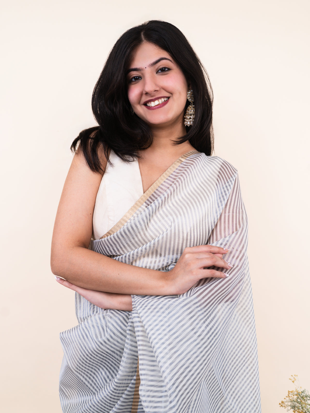 Sunkissed Sheer Organza Silk  Saree