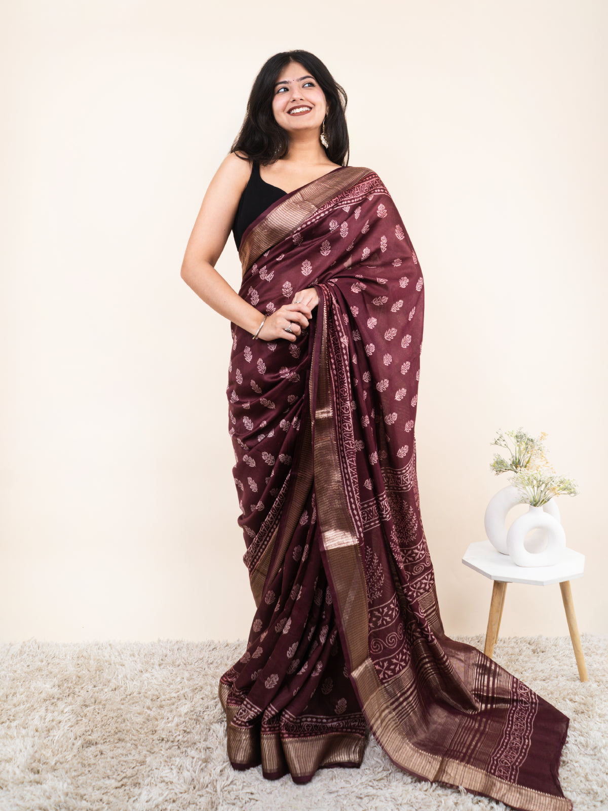 Narmika Maheshwari Cotton Silk Saree