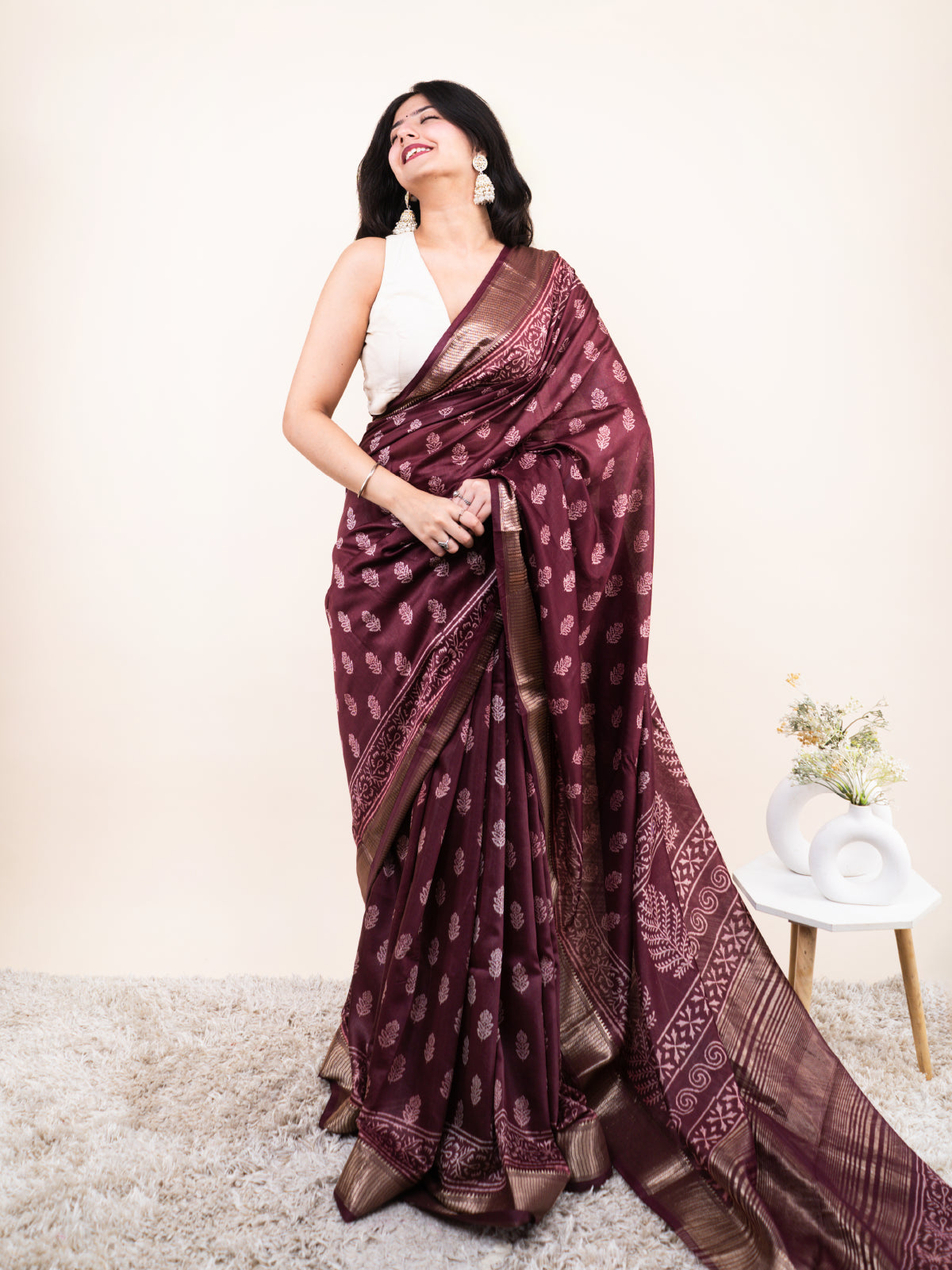 Riwaa Maheshwari Cotton Silk Saree