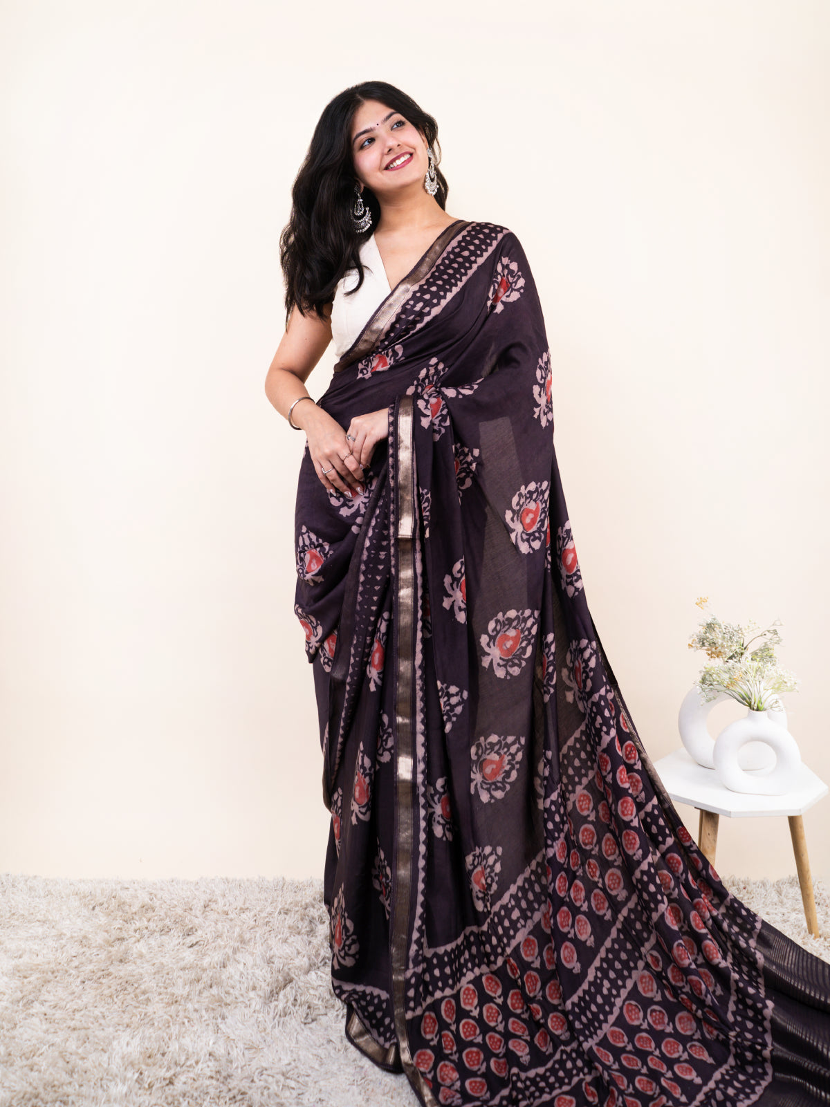 Nooristan Modal Silk Saree