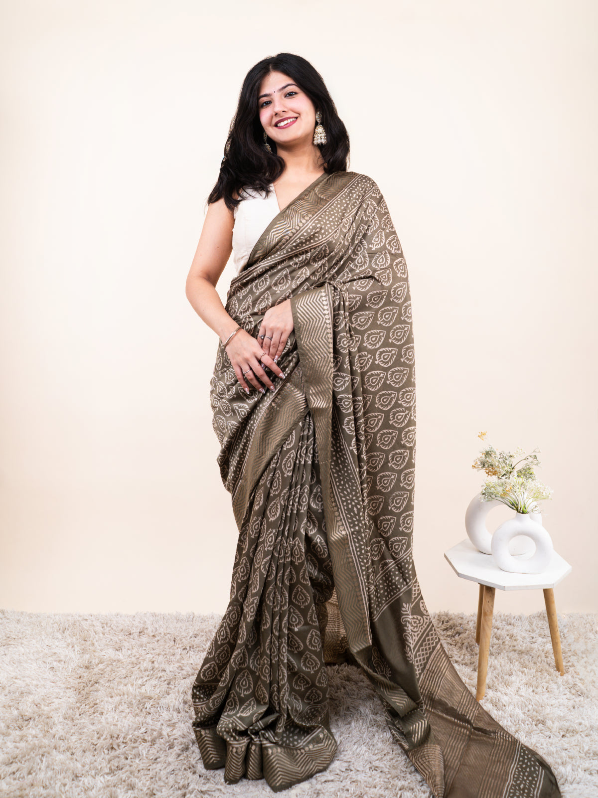 Narmita Maheshwari Cotton Silk Saree