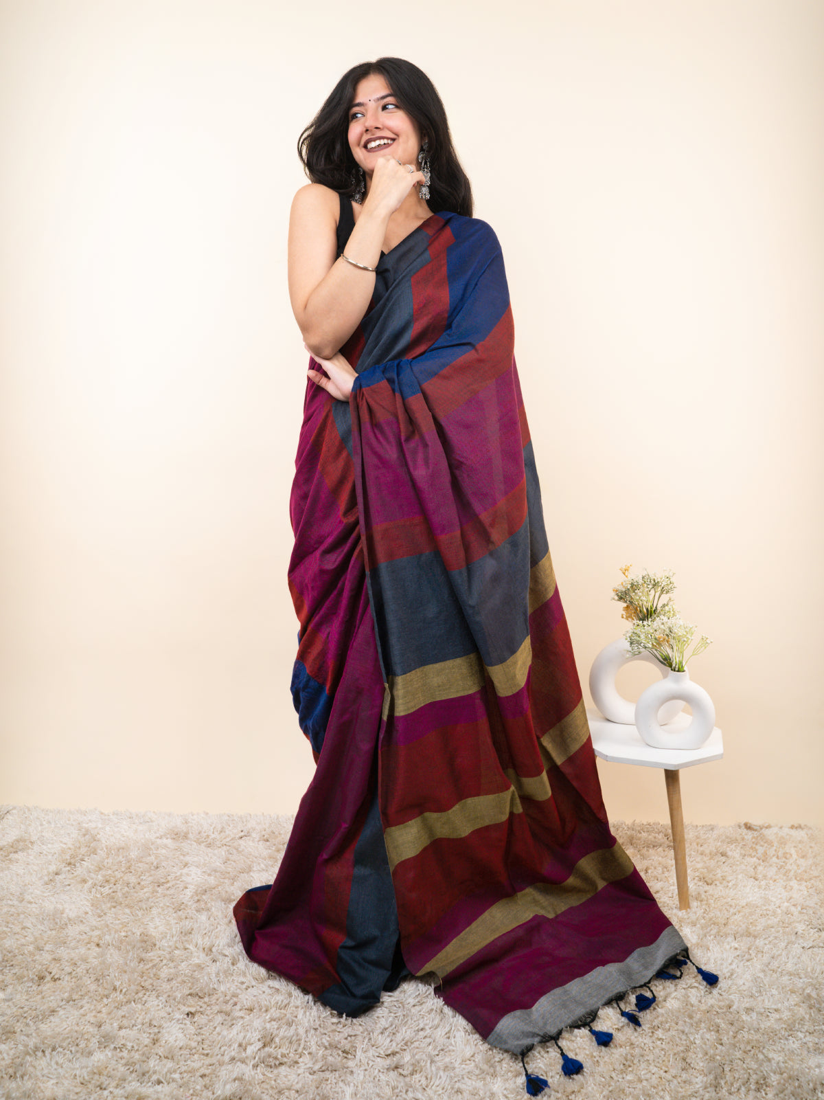 Sundarta Khadi Cotton Saree